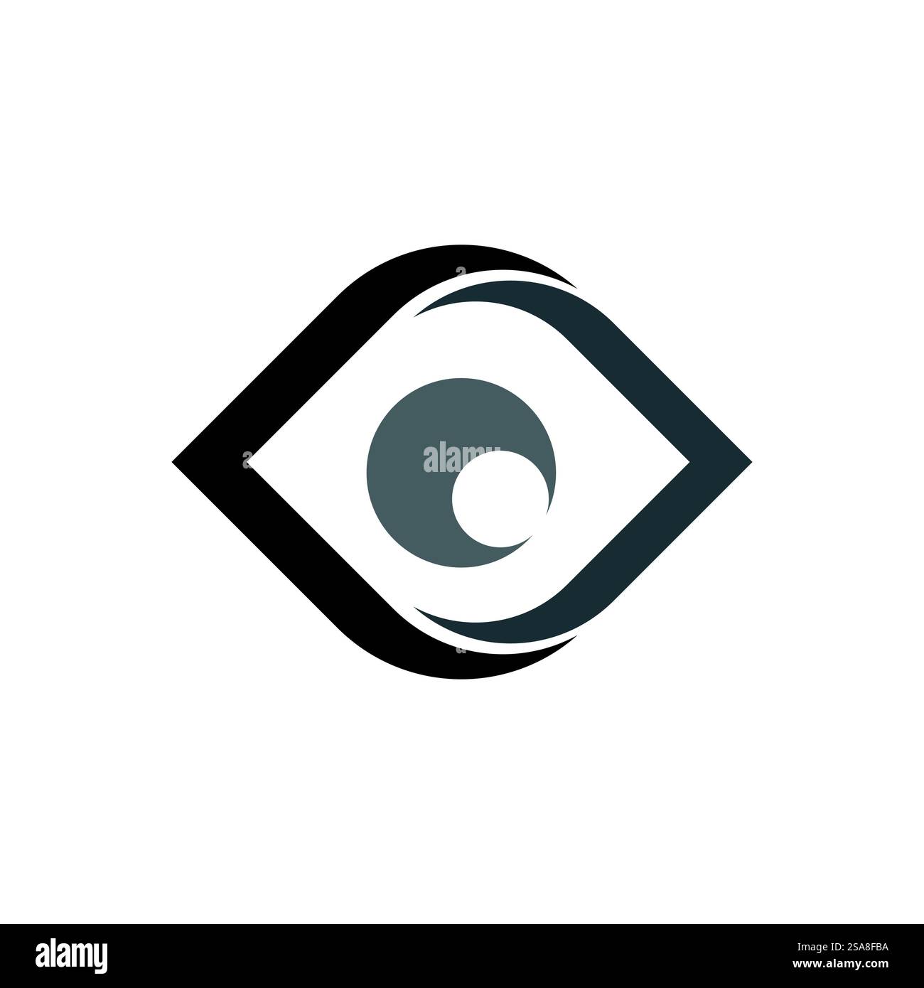 Branding Identität Corporate Eye Care Vektor-Logo-design Stock Vektor
