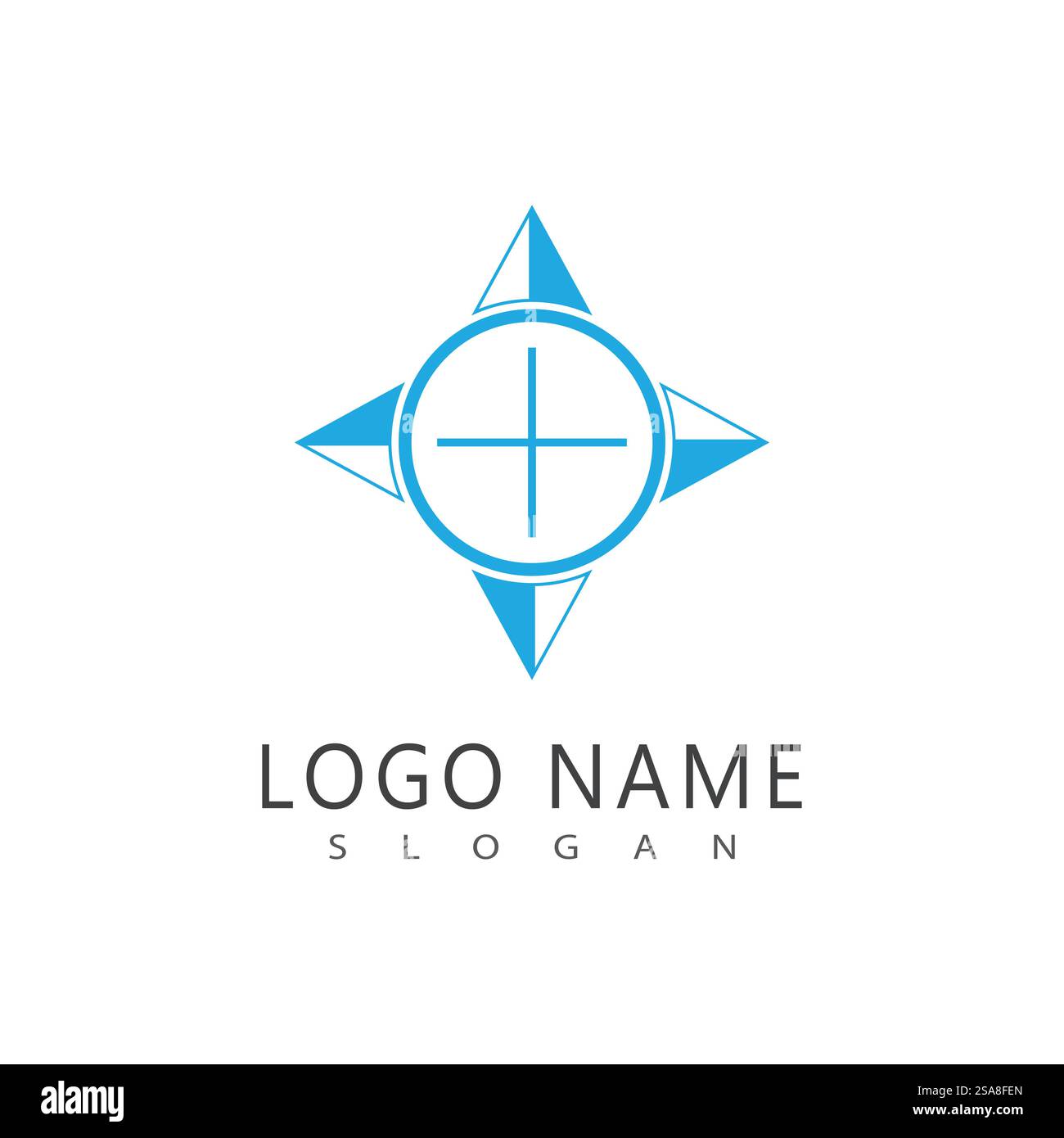 Sternenlogo Illustration Vektor-Design Stock Vektor