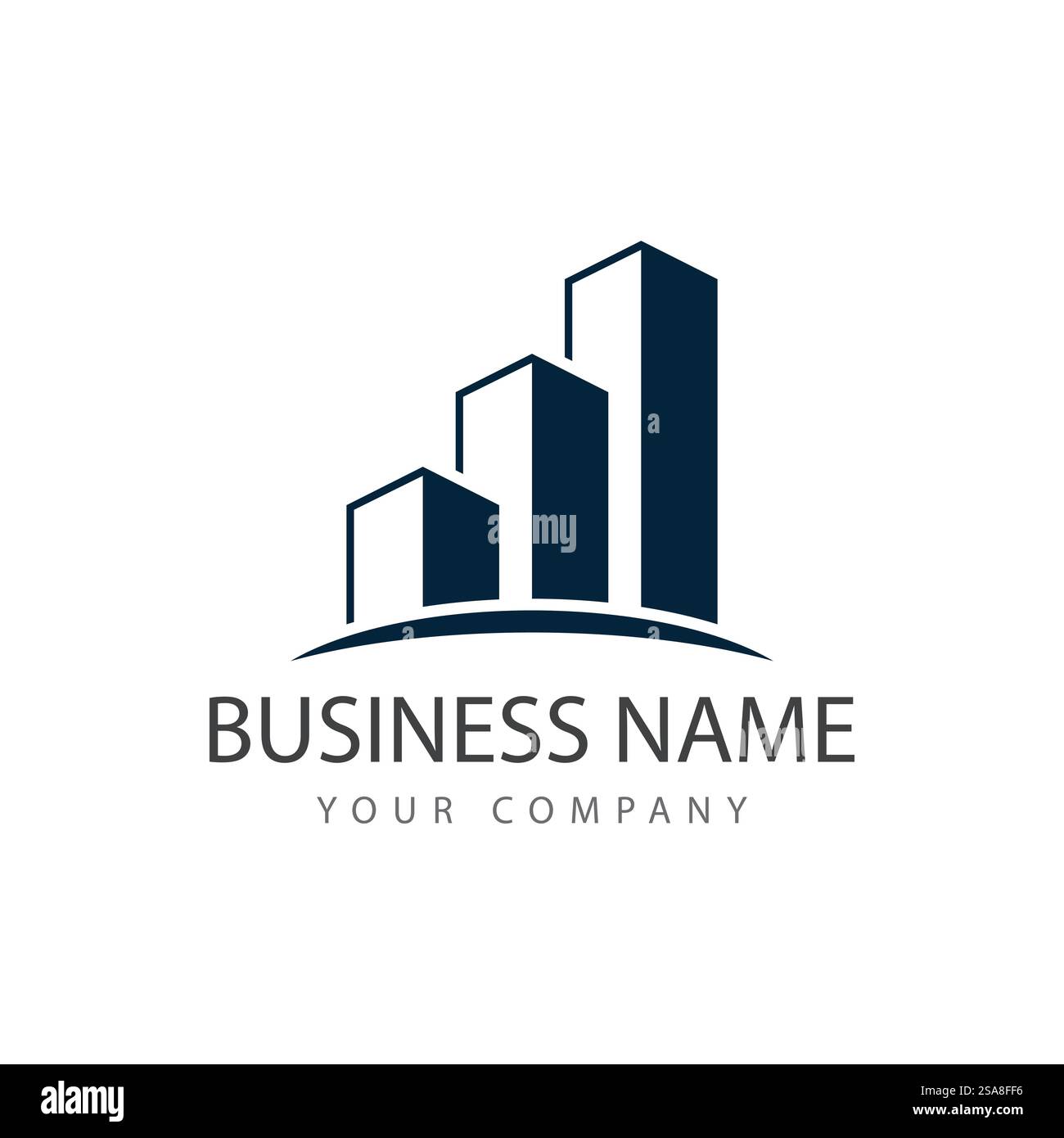 Wirtschaft Finanzen Logo Vorlage vektor Icon Design Stock Vektor