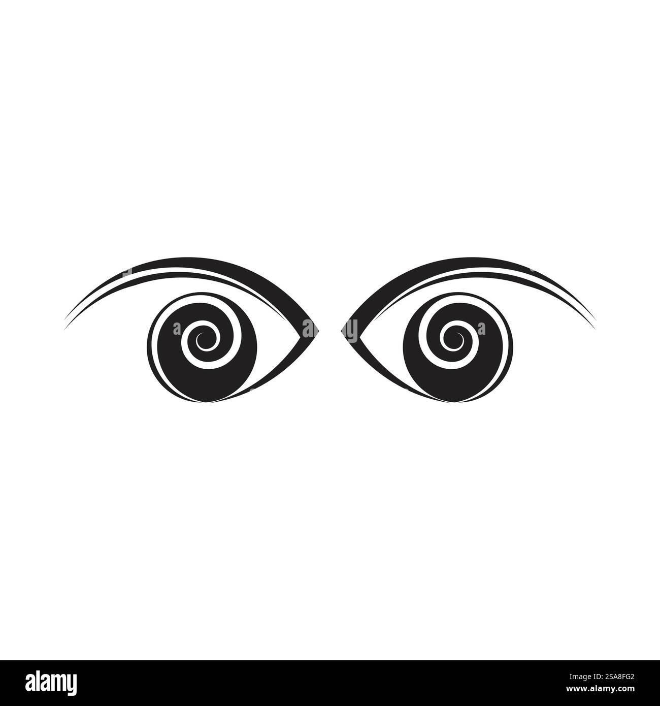 Branding Identität Corporate Eye Care Vektor-Logo-design Stock Vektor