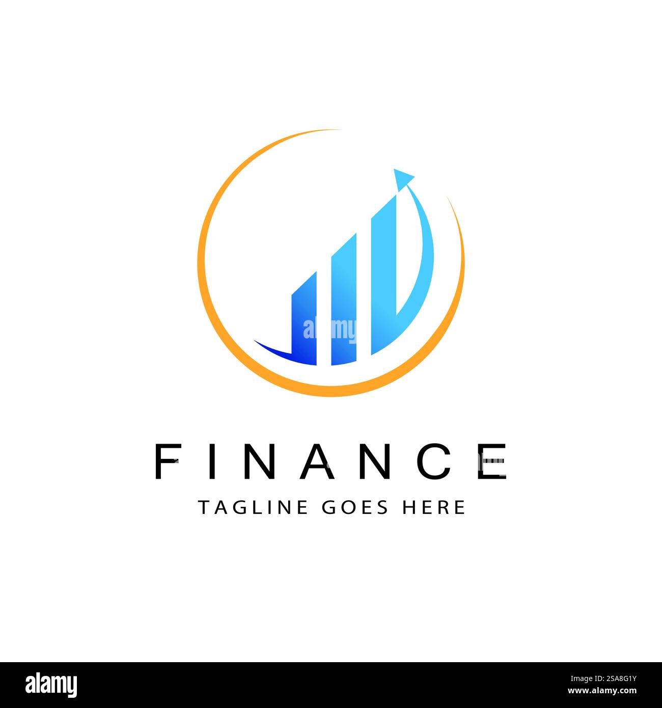 Wirtschaft Finanzen Logo Vorlage vektor Icon Design Stock Vektor