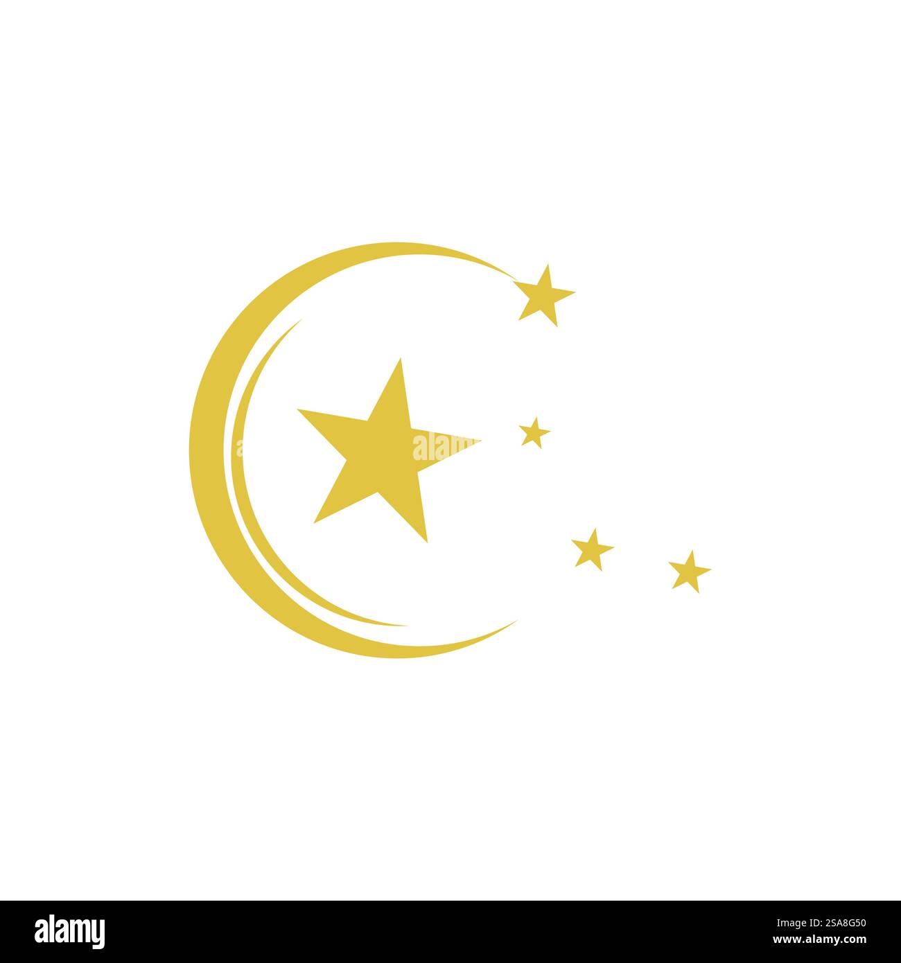 Sternenlogo Illustration Vektor-Design Stock Vektor