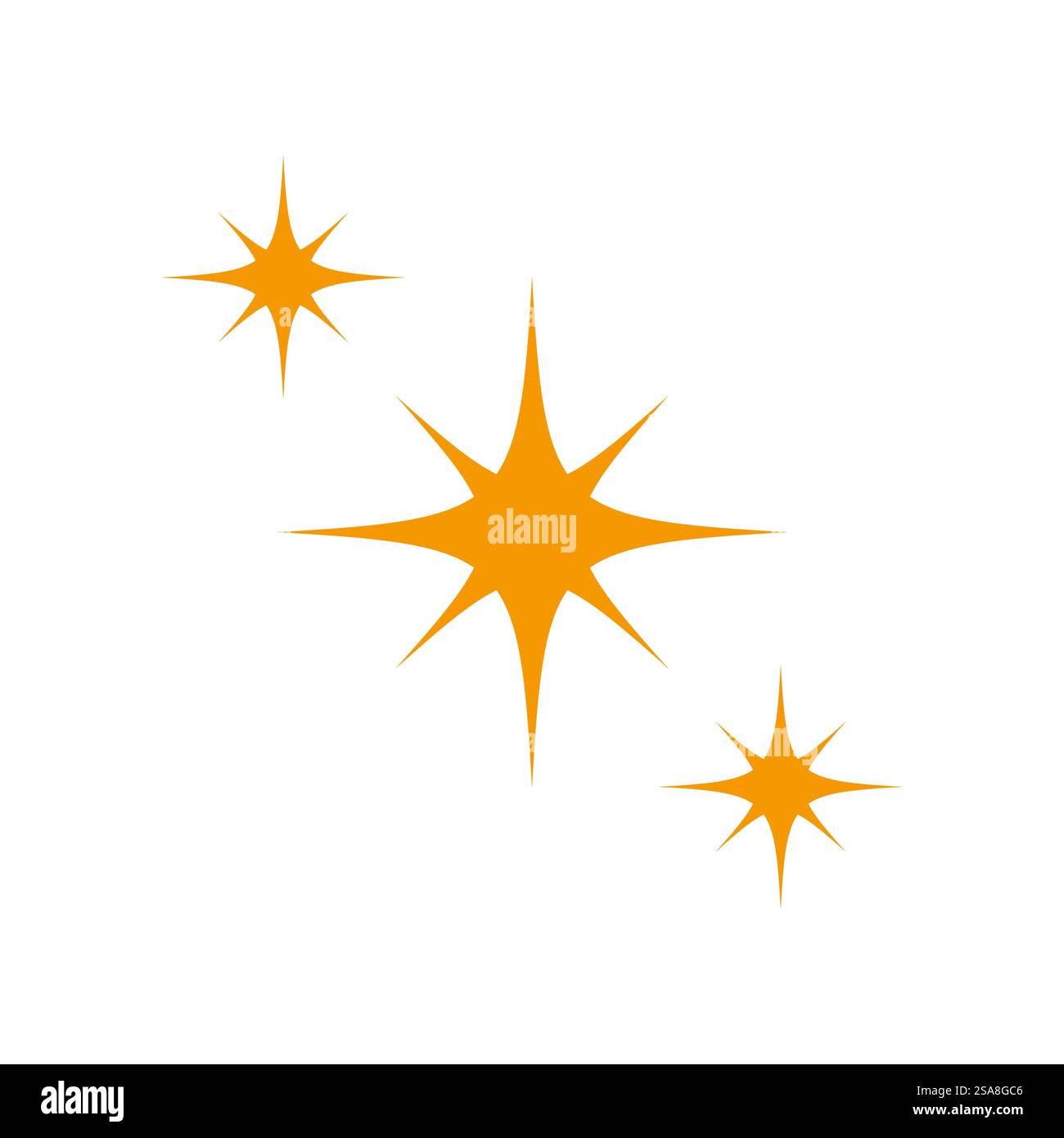 Sternenlogo Illustration Vektor-Design Stock Vektor