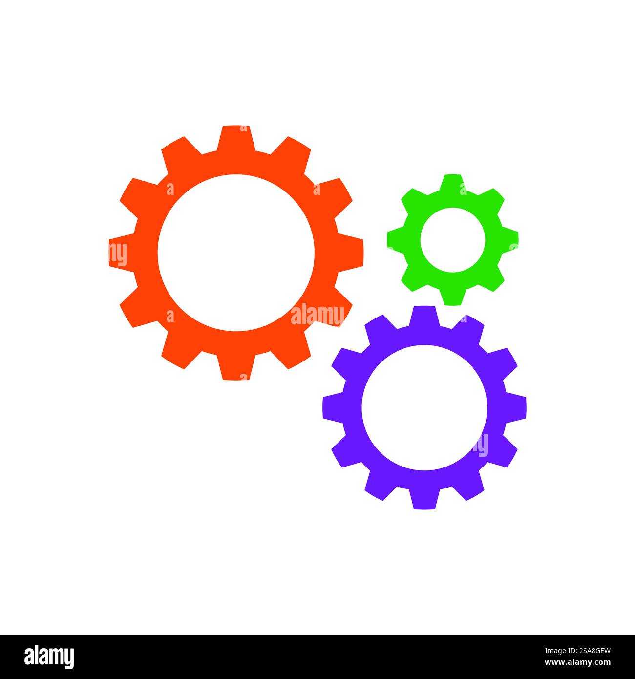 Gear Logo Vektorvorlage Symbol Design Stock Vektor