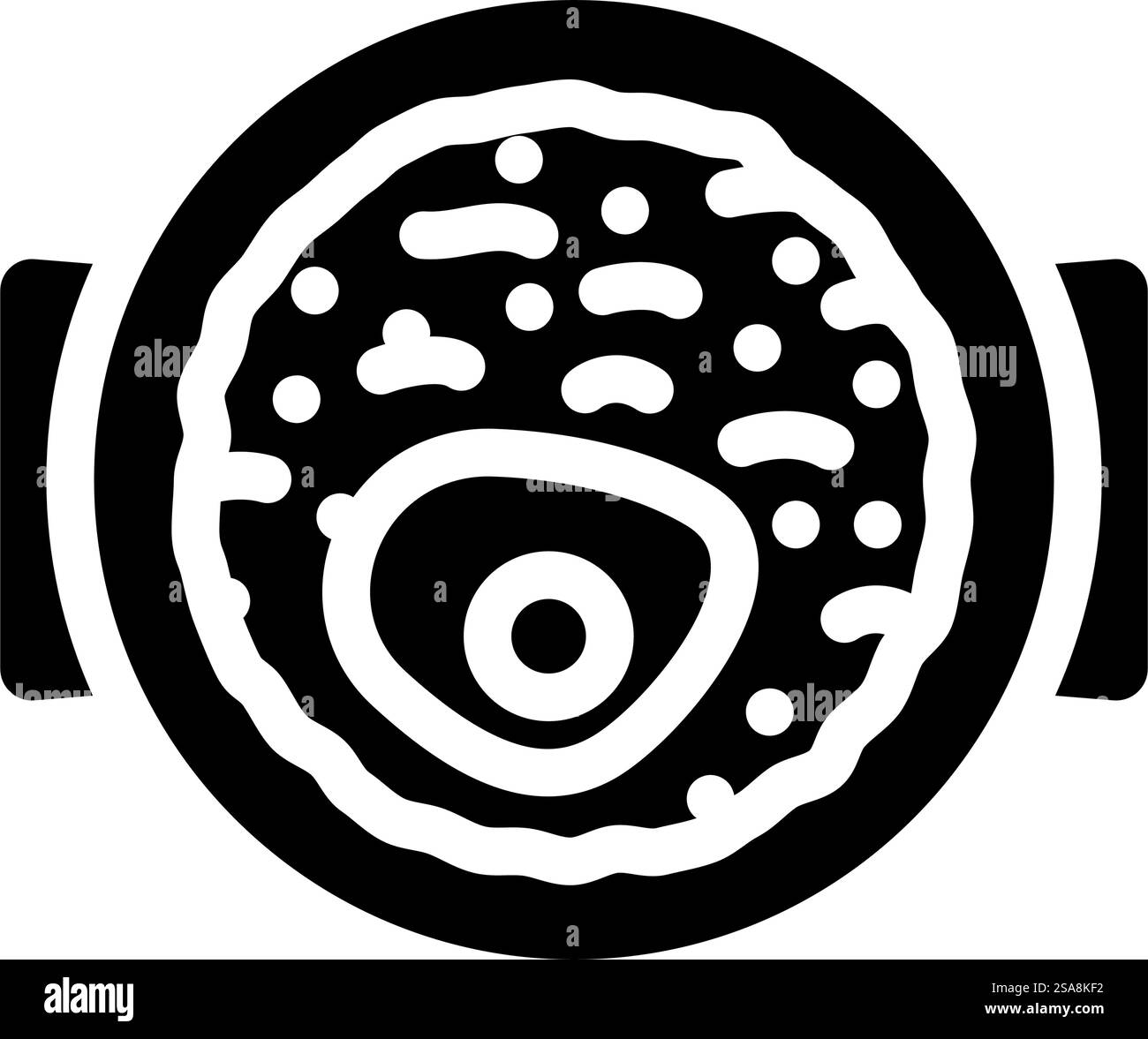 menemen türkische Küche Glyphe Icon Vektor. Schild mit türkischer Küche von menemen. Isolierte Symboldarstellung. menemen türkische Küche Glyphe Icon Vektor Illustration Stock Vektor