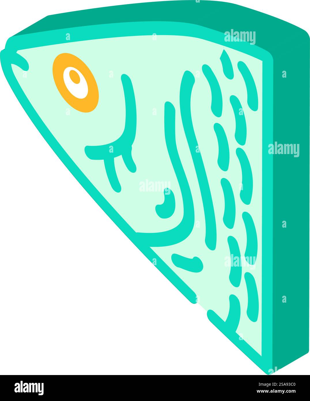 Isometrischer Isometrischer Iconvektor für Fische. Fischtierzeichen. Isolierte Symboldarstellung. Fisch Tier isometrische Icon Vektor Illustration Stock Vektor