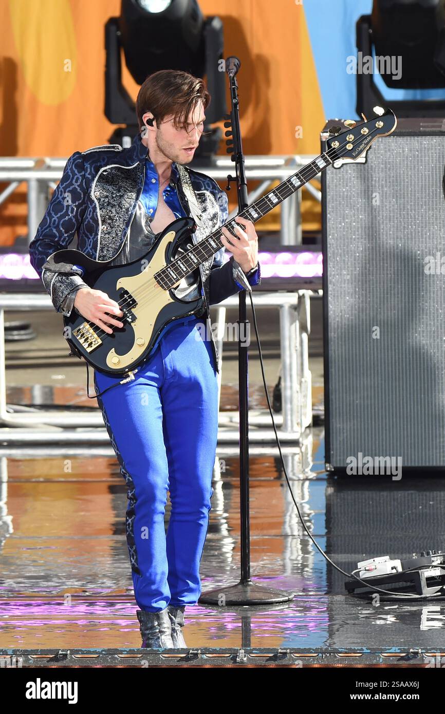12. Juli 2019 New York City The Struts traten am 12. Juli 2019 in New York City in der Good Morning America’s Summer Concert Series auf Stockfoto