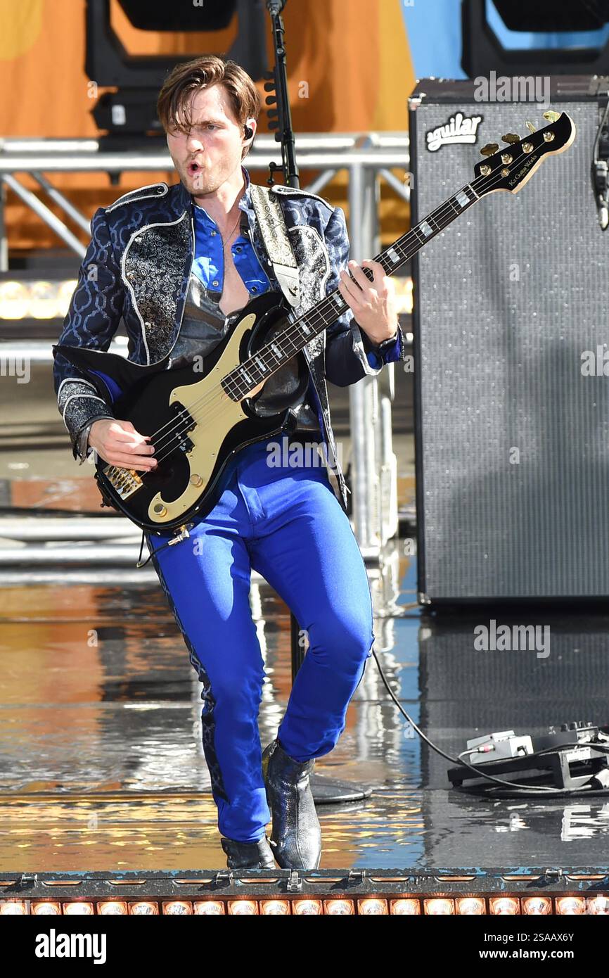 12. Juli 2019 New York City The Struts traten am 12. Juli 2019 in New York City in der Good Morning America’s Summer Concert Series auf Stockfoto