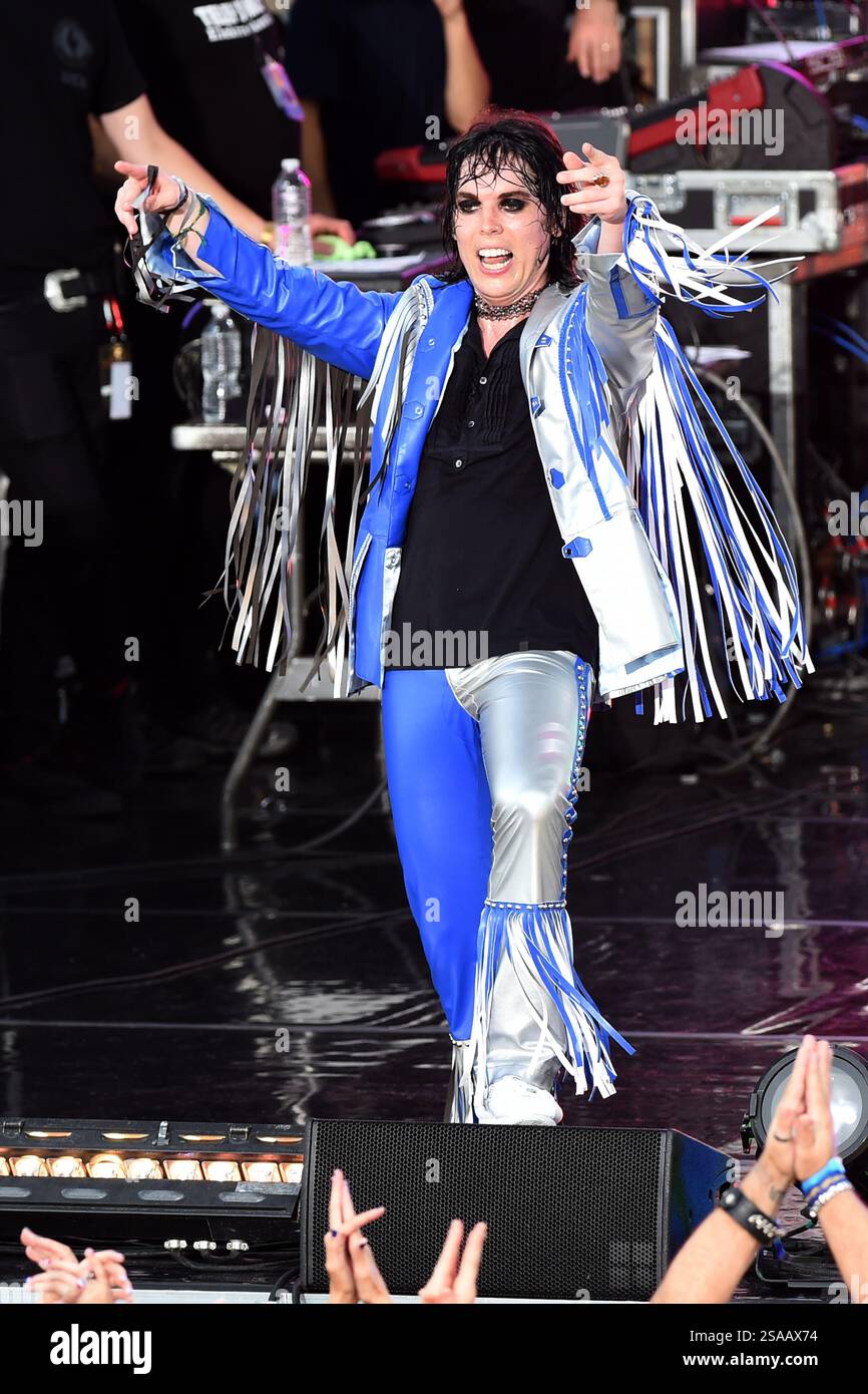 12. Juli 2019 New York City The Struts traten am 12. Juli 2019 in New York City in der Good Morning America’s Summer Concert Series auf Stockfoto