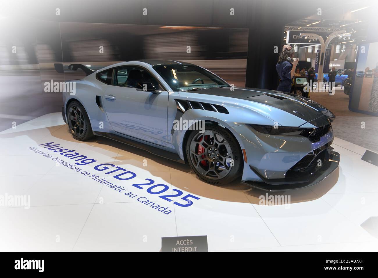 2025 Ford Hochleistungs-Mustang GTD Stockfoto