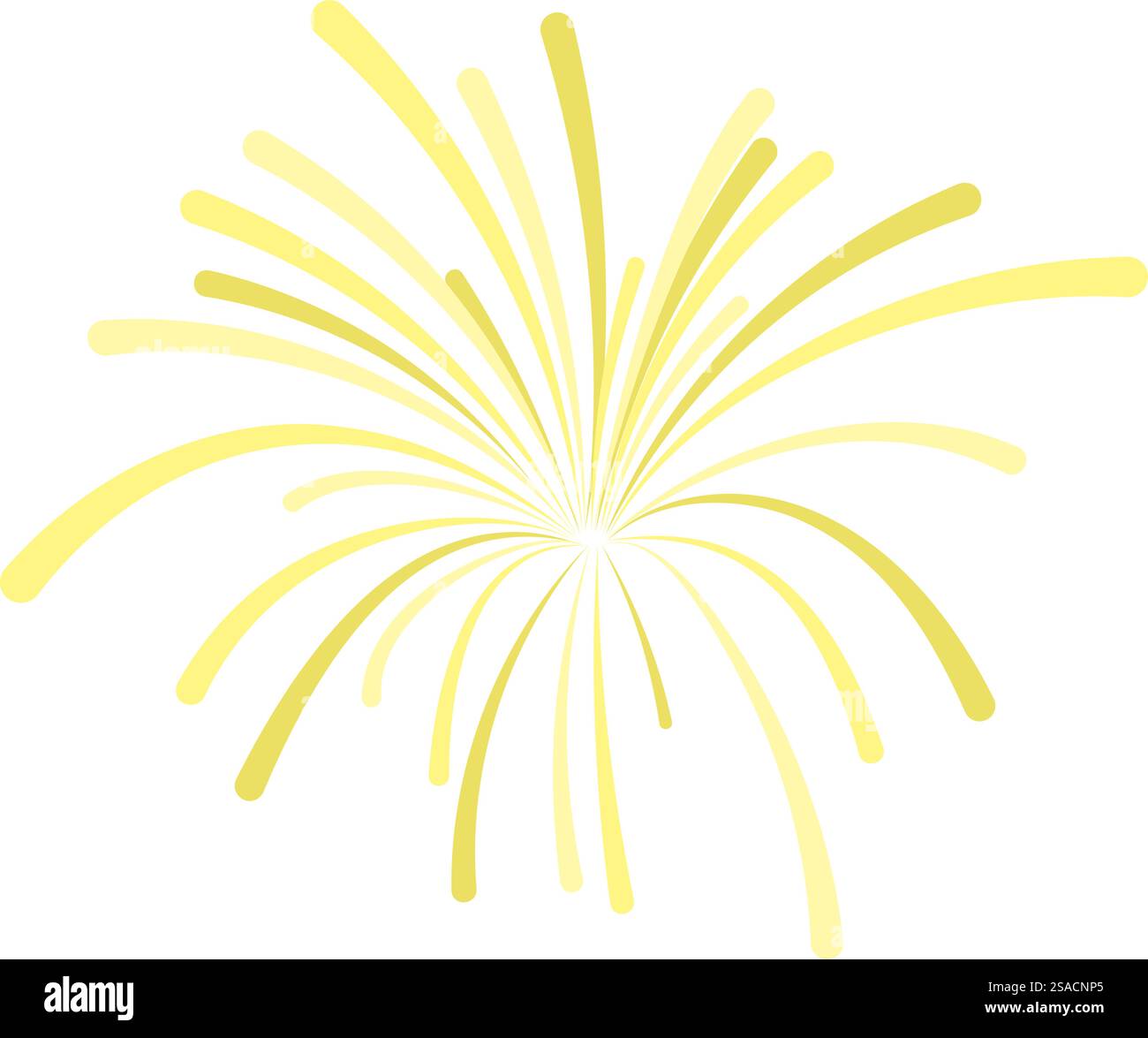 Feuerwerk einfaches Element. Vektorabbildung. Stock Vektor