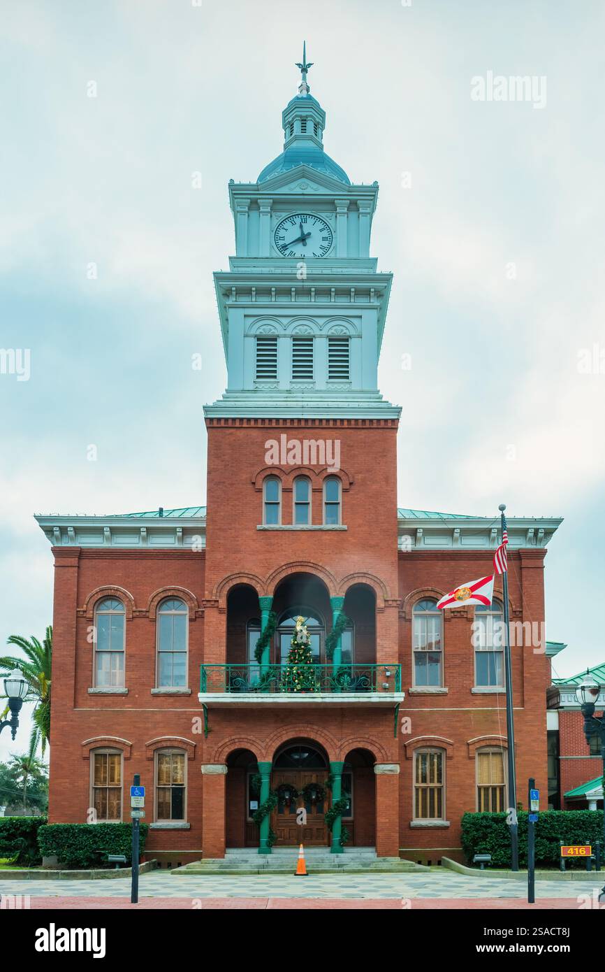 Das Nassau County Courthouse im Stadtzentrum von Fernandina Beach, Amelia Island, Florida, USA Stockfoto