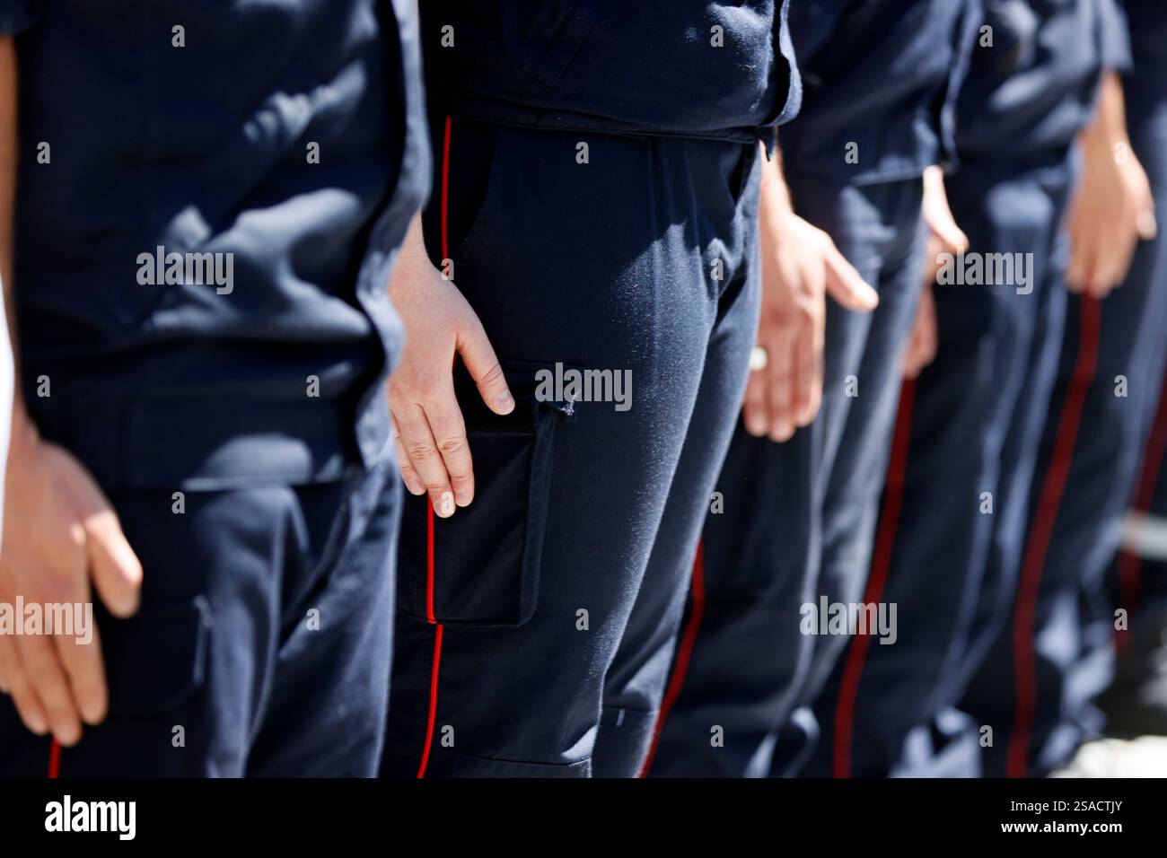 Feierlichkeiten zum 14. Juli, dem französischen Nationalfeiertag. St. Gervais. Frankreich. Stockfoto