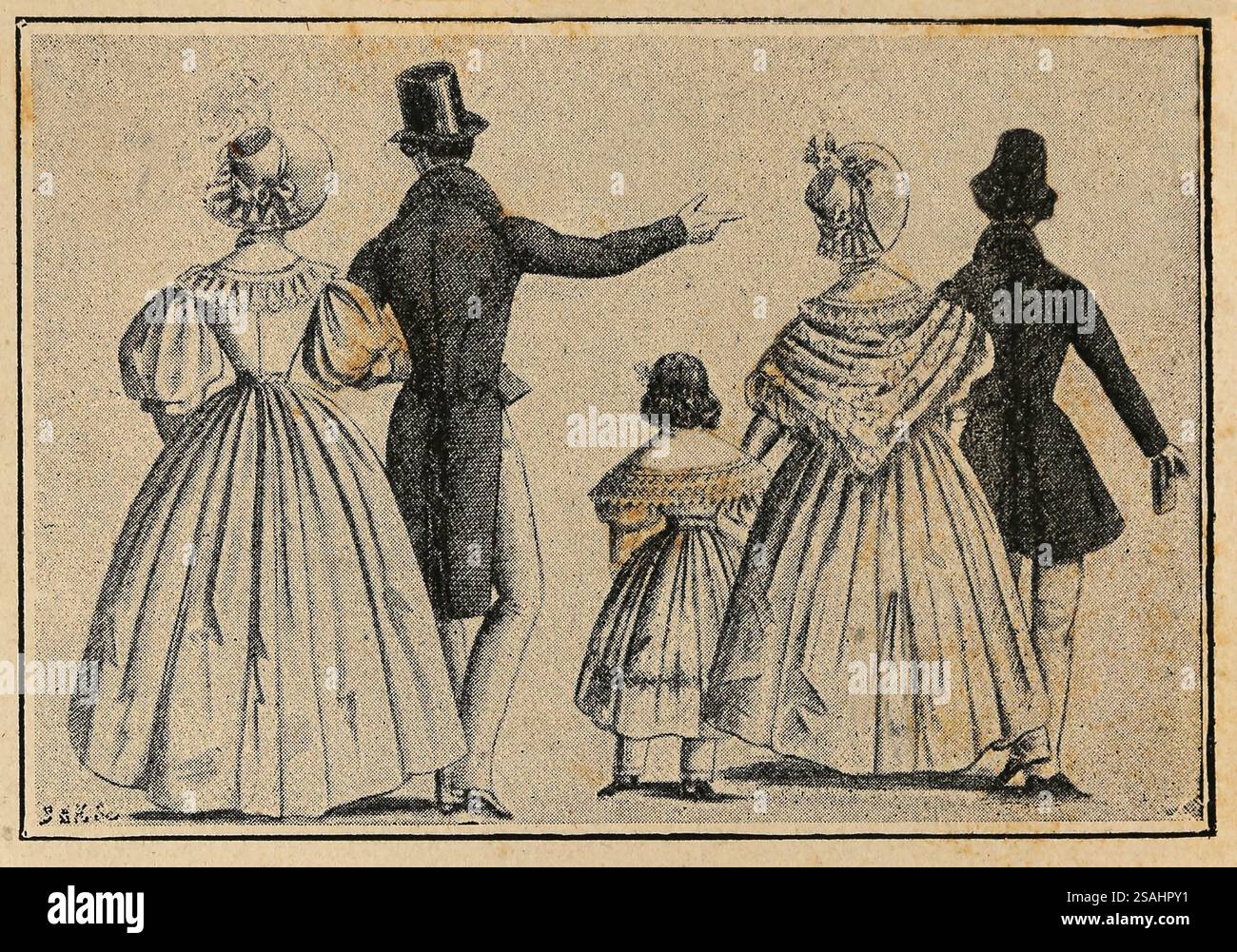 Frankreich. 1830. Satirische Stücke. Zeitmodi. Sammlung des Druckkastens. Private Sammlung. Journées Révolutionnaires', 1830-1848, París, Stockfoto