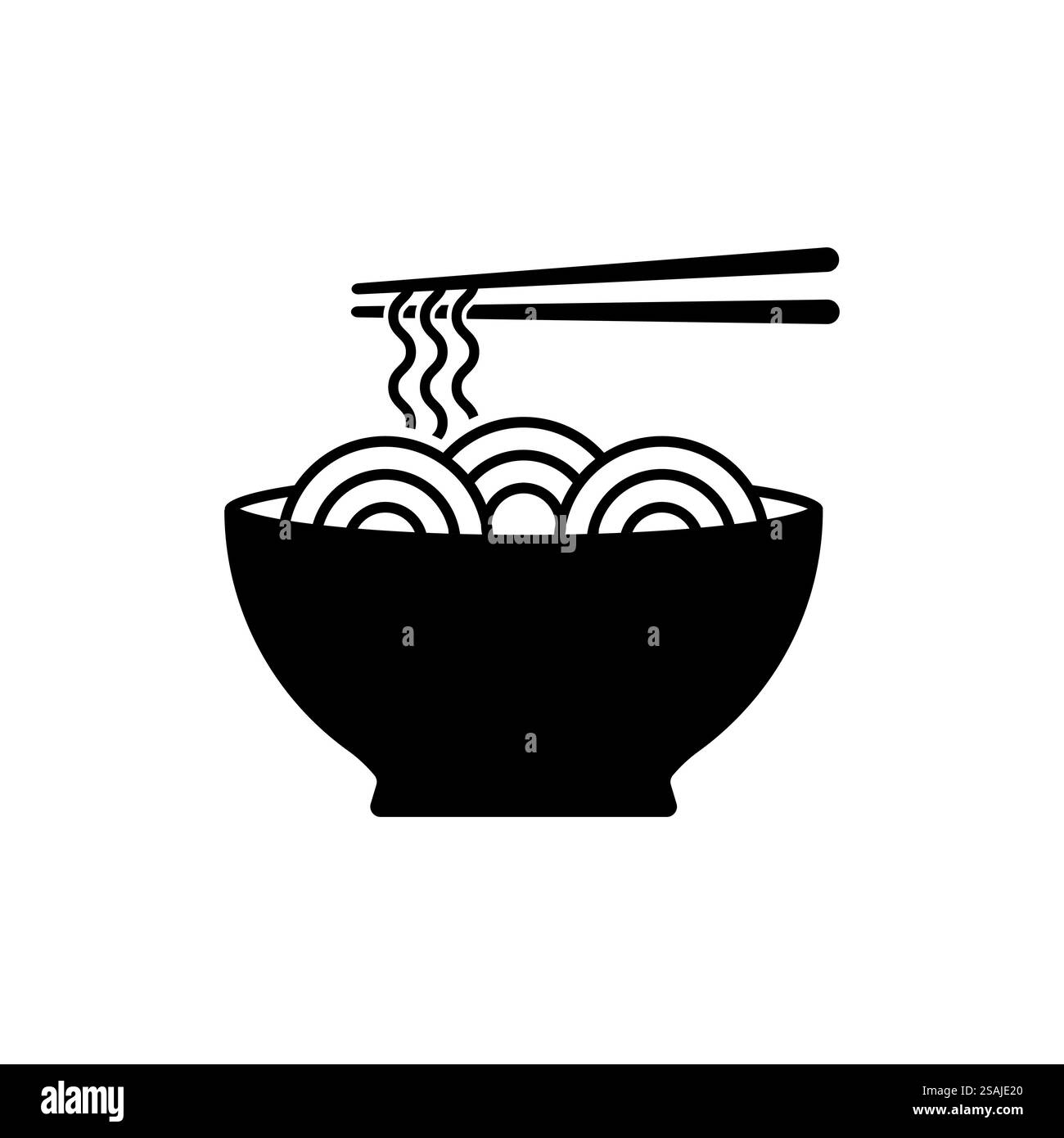 Symbol für Ramen-Schüssel. Einfaches Ramen-Schüssel-Symbol für Social Media, App und Web-Design. Vektorabbildung Stock Vektor Symbol für Ramen-Schüssel. Einfaches Ramen-Schüssel-Symbol für Social Media, App und Web-Design. Vektorabbildung Stock Vektor