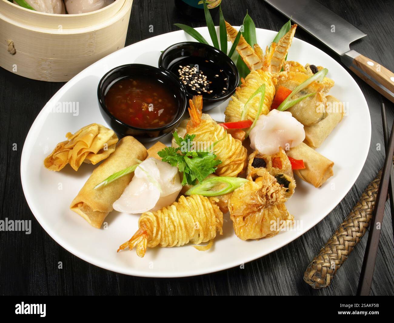 Dim Sum – Chinesischer Snack Stockfoto