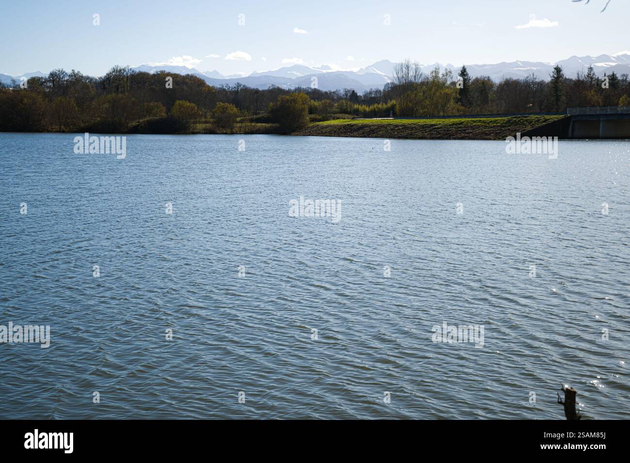 Photo du beau paysage du lac de Gabas part3 Stockfoto
