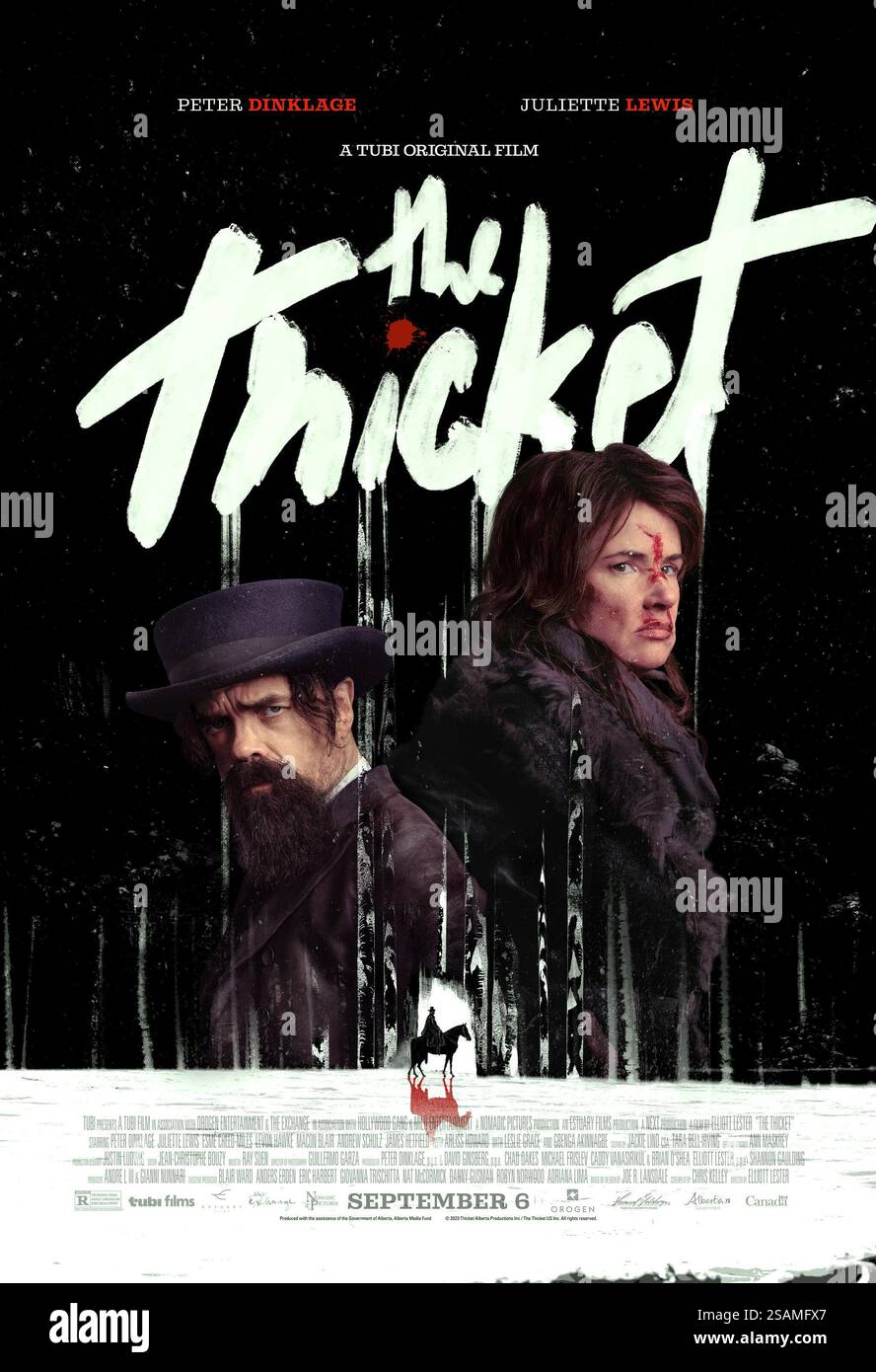 Peter Dinklage und Juliette Lewis Stockfoto