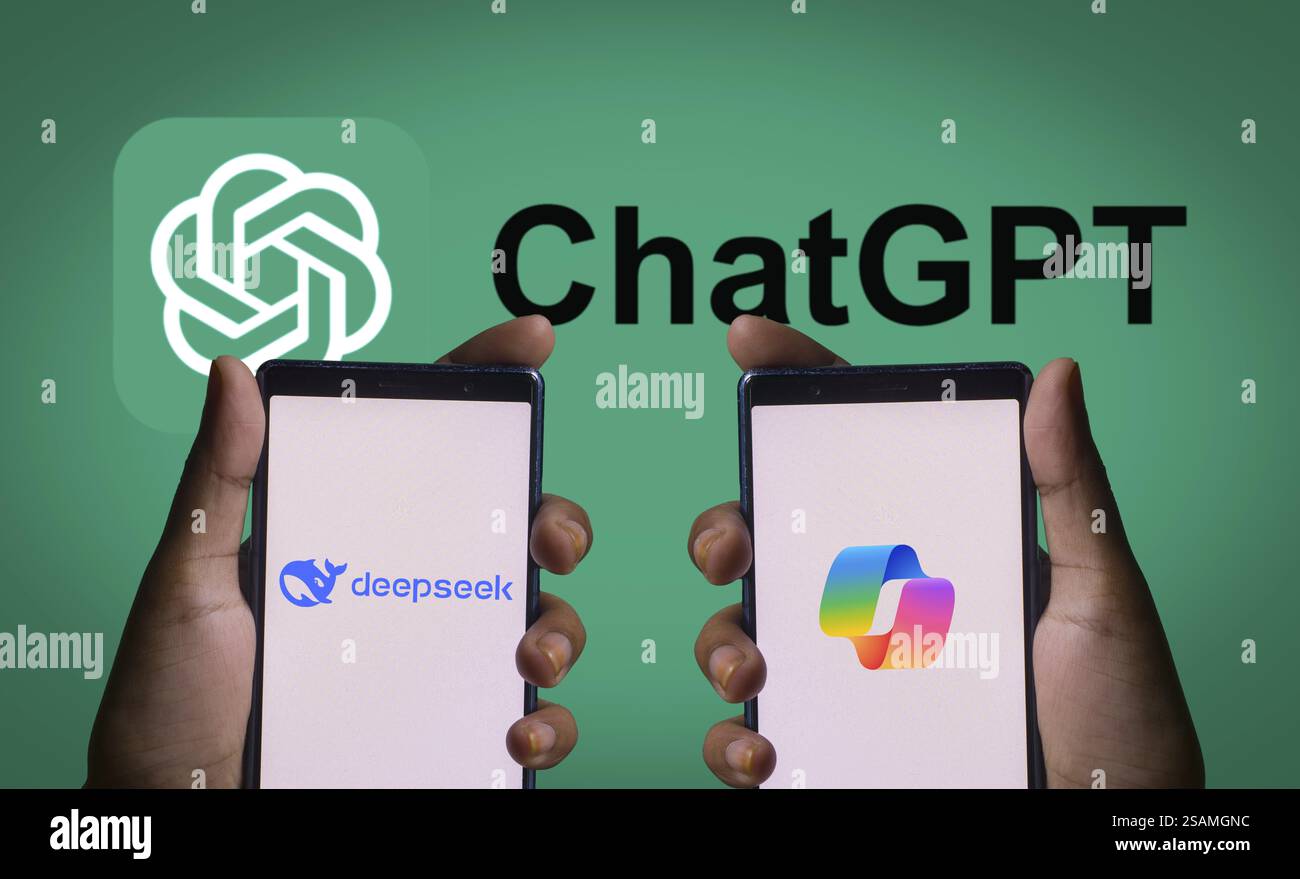 Chatgpt vs deepseek -Fotos und -Bildmaterial in hoher Auflösung – Alamy