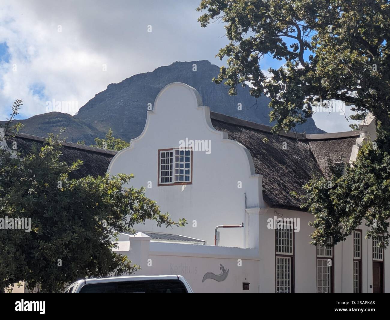 stellenbosch Haus Stockfoto