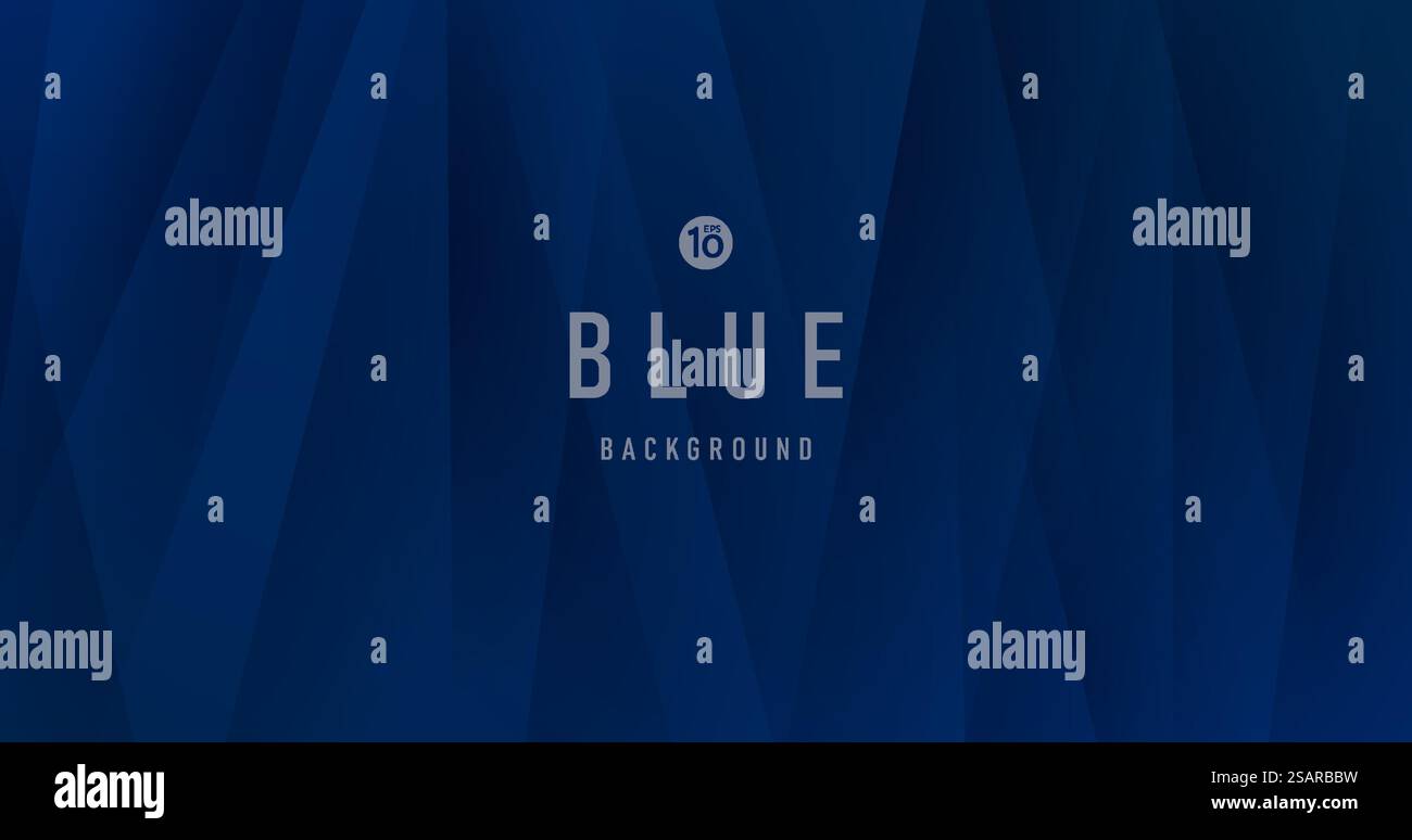 Abstrakte Überlappung geometrischer Form auf dunkelmarineblauem Hintergrund. Luxuriöses mehrlagiges, vertikales Rechteckmuster. Sie können für Cover, Vorlagen, Poster, Banner Web und Printanzeige verwenden. Vektorabbildung. Stock Vektor