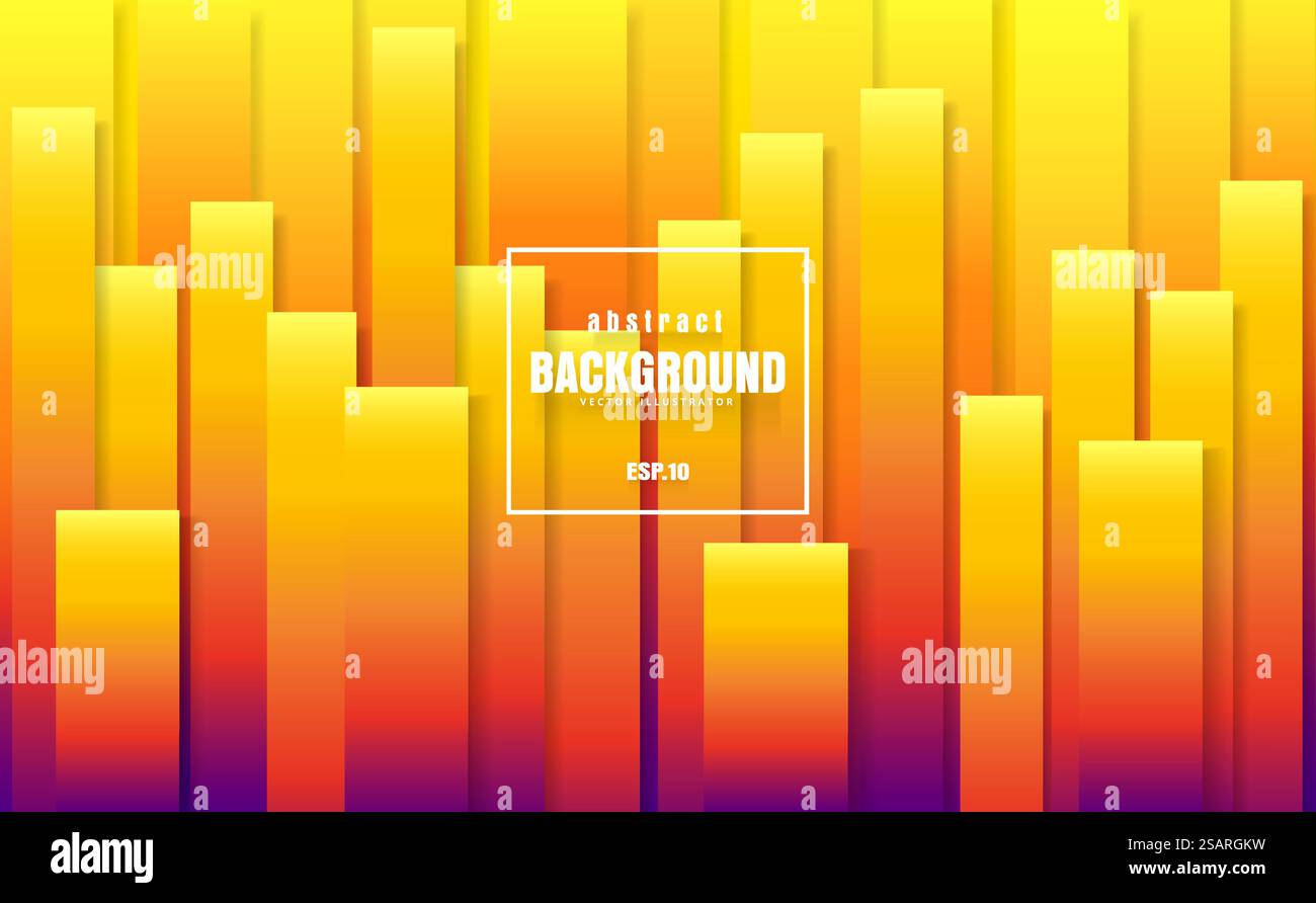 Abstrakte moderne Hintergrund geometrische Formen, Abstract dynamische Überlappung quadratische Form auf dem Hintergrund. Vektorgrafiker Stock Vektor