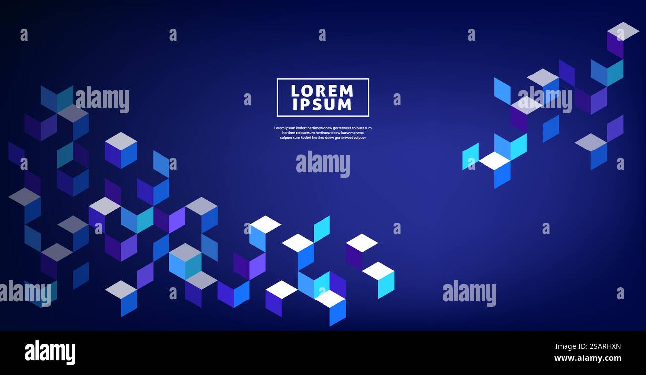 Abstrakter geometrischer Hintergrund, Vektor-Illustrator Stock Vektor