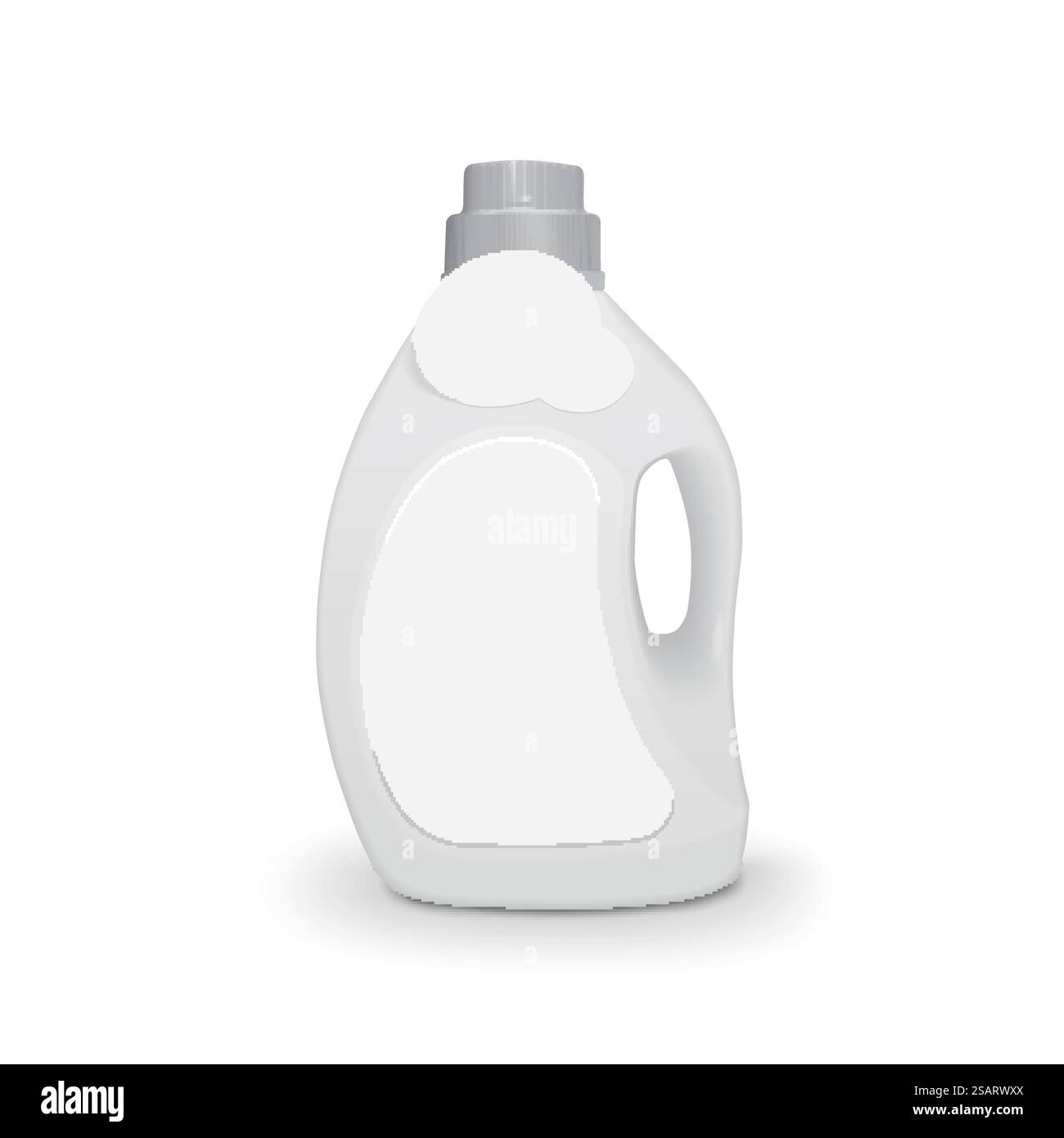 Kunststoffbehälter für Reinigungsmittel Stock Vektor