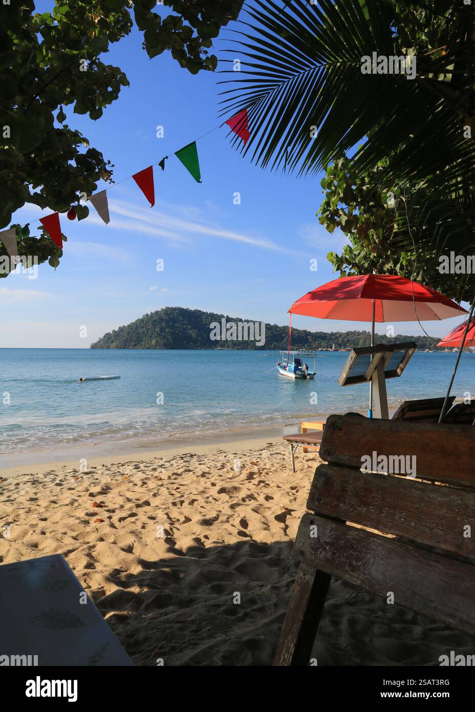 Noch ein Tag im Paradies, Thailand. Stockfoto