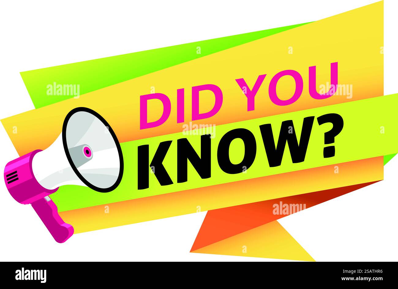 Etikett für Trivia-Post. Wissensfakte buntes Tag isoliert auf weißem Hintergrund. Etikett für Trivia-Post. Farbenfrohe Erkenntnisfakte Stock Vektor