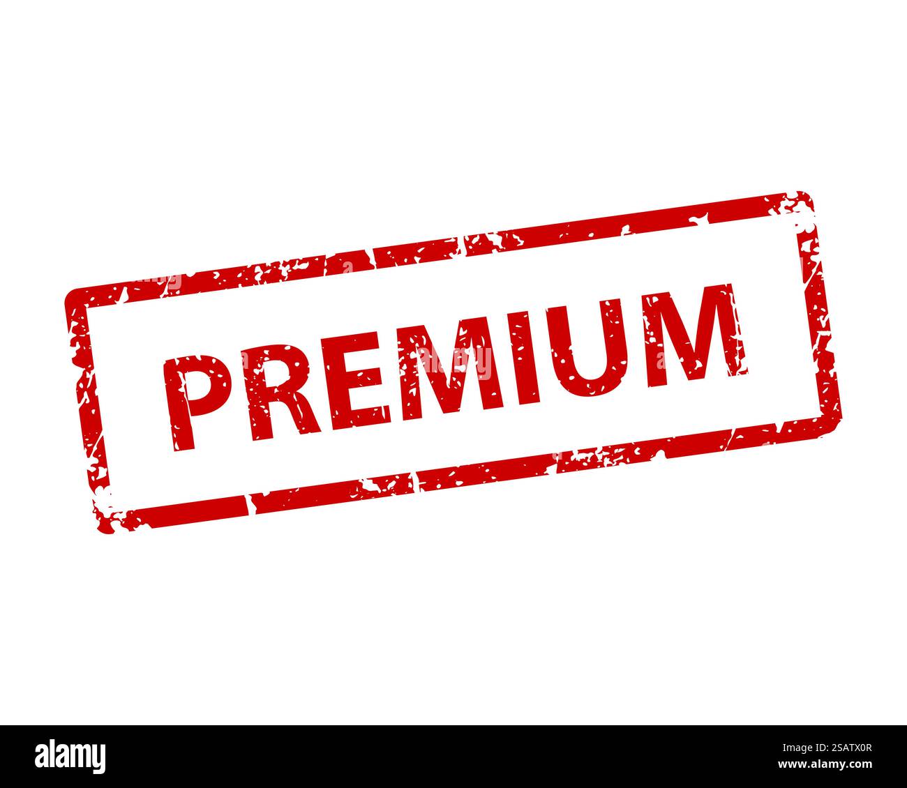 Vektortextur für Premiumstempel. Gummiklischeeabdruck. Web- oder Druckdesign-Element für Schild, Aufkleber, Etikett. Vektortextur für Premiumstempel. Gummiklischeeabdruck. Web- oder Druckdesign-Element für Schild, Aufkleber, Etikett. Stock Vektor