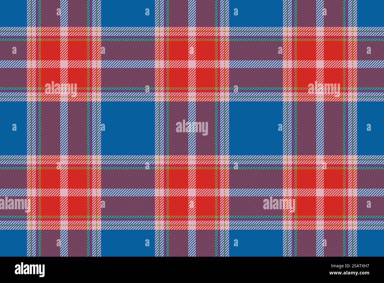 Karierter Hintergrund, nahtloses Muster in Blau. Vektorgewebe Textur für Textildruck, Geschenkpapier, Geschenkkarte, Tapete flaches Design.. Karierter Hintergrund, nahtloses Muster in Blau. Vektortextur für Textildruck, Geschenkpapier, Geschenkkarte oder Tapete. Stock Vektor