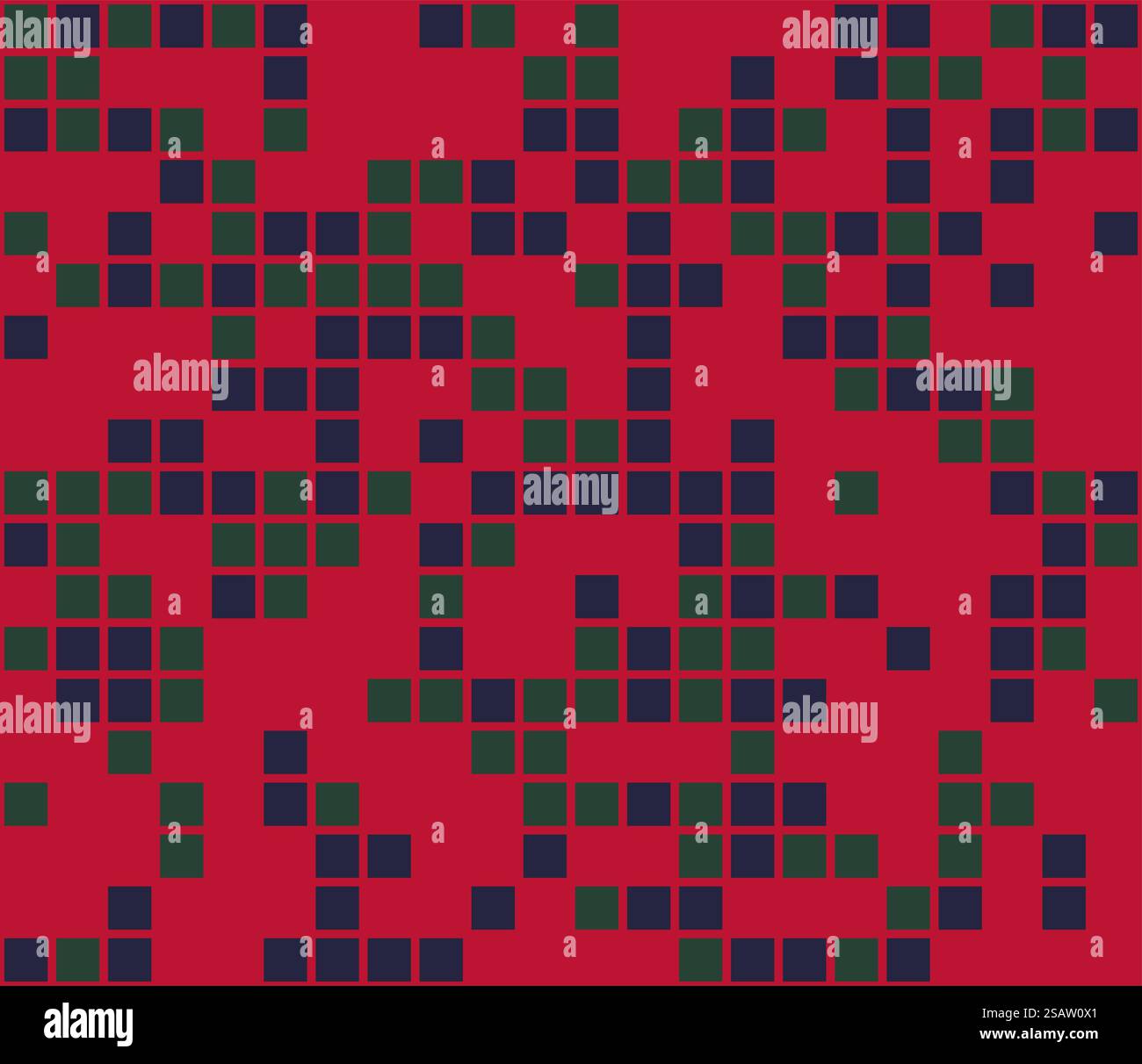 Farbmosaik. Farbenfroher Hintergrund. Abstraktes Nahtmuster. Vektorgrafik. Stock Vektor