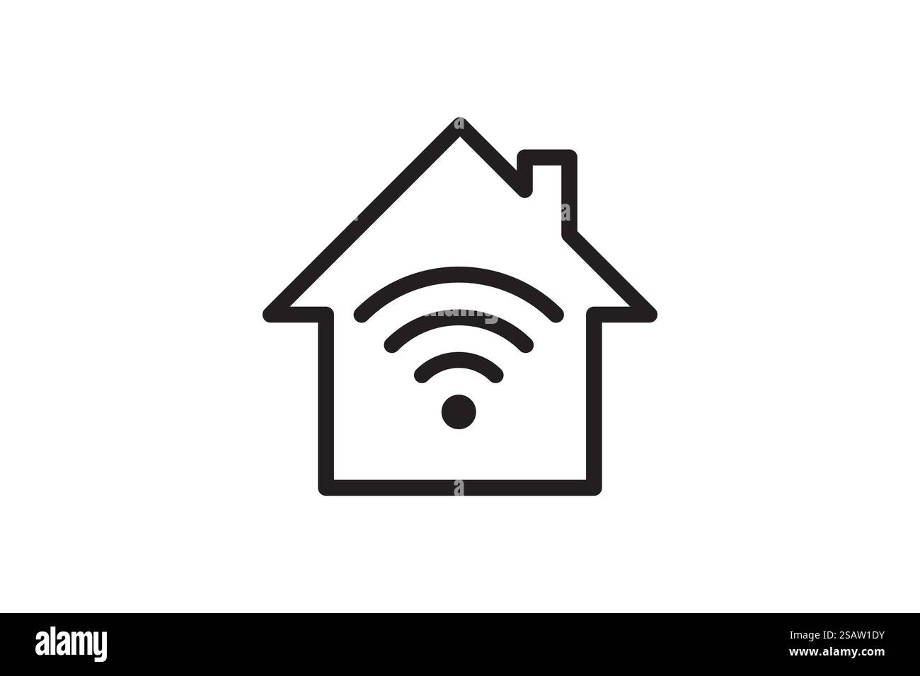 WLAN-Symbol Signalverbindung. Vektorschild für drahtlose Internettechnologie. Symbol für WLAN-Netzwerkkommunikation. Design der Funkantenne... WLAN-Symbol Signalverbindung. Vektorschild für drahtlose Internettechnologie. Symbol für WLAN-Netzwerkkommunikation. Stock Vektor