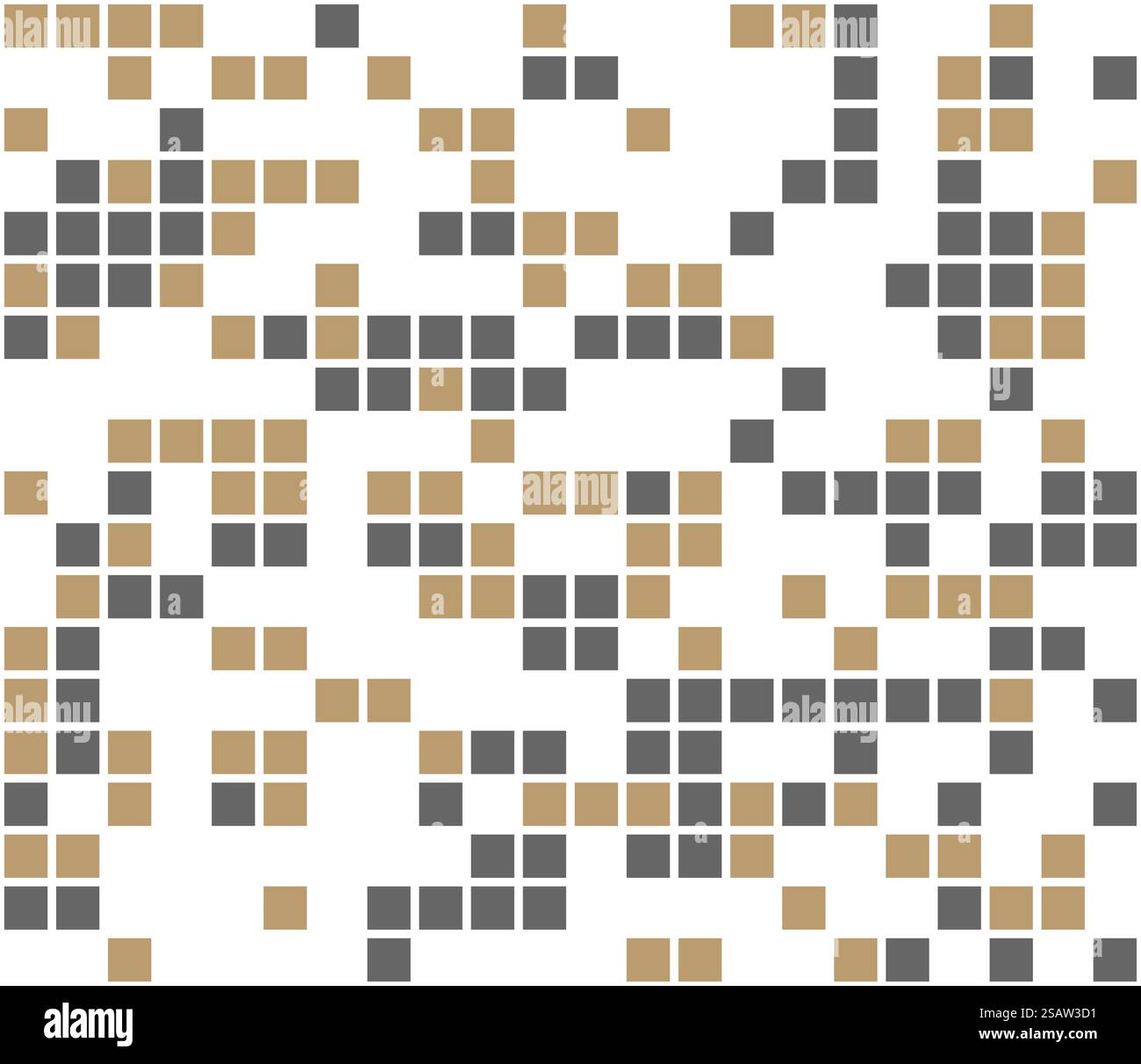 Farbmosaik. Farbenfroher Hintergrund. Abstraktes Nahtmuster. Vektorgrafik. Stock Vektor