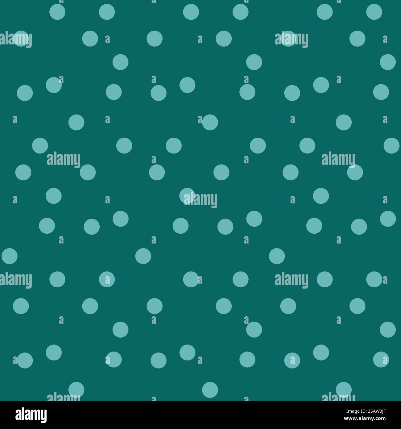 Einfaches grünes blaues Polka-Vektor-Hintergrund nahtloses Muster. Einfaches nahtloses Muster mit grünem blauem Polka-Hintergrund Stock Vektor