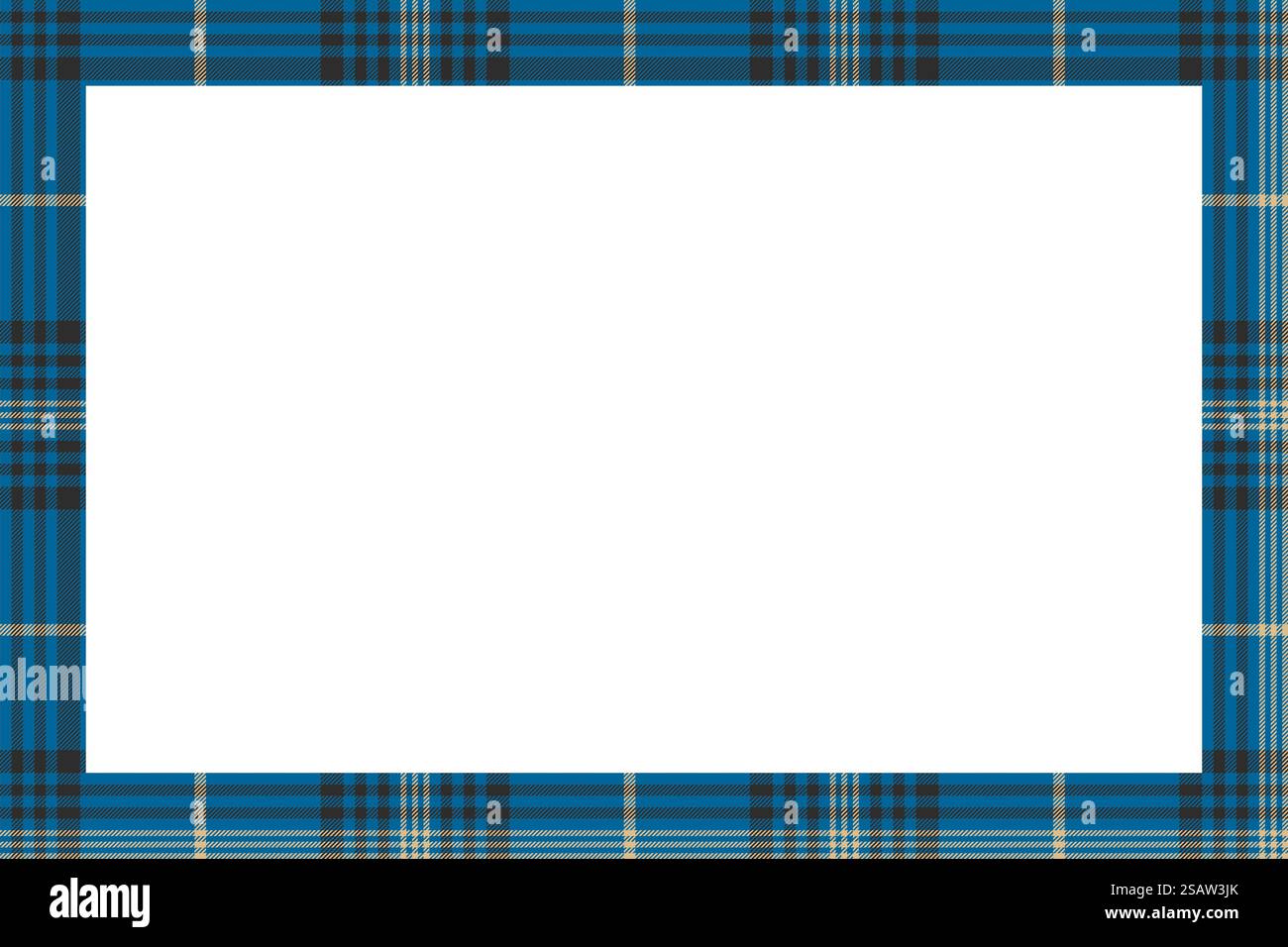 Rechteckiger Rahmen Vektor Vintage Muster Design Vorlage. Gemustertes Material mit Rand und Karomuster. Schottischer Tartanhintergrund für Collage-Kunst, GIF-Karte, handgefertigtes Kunsthandwerk. Stock Vektor