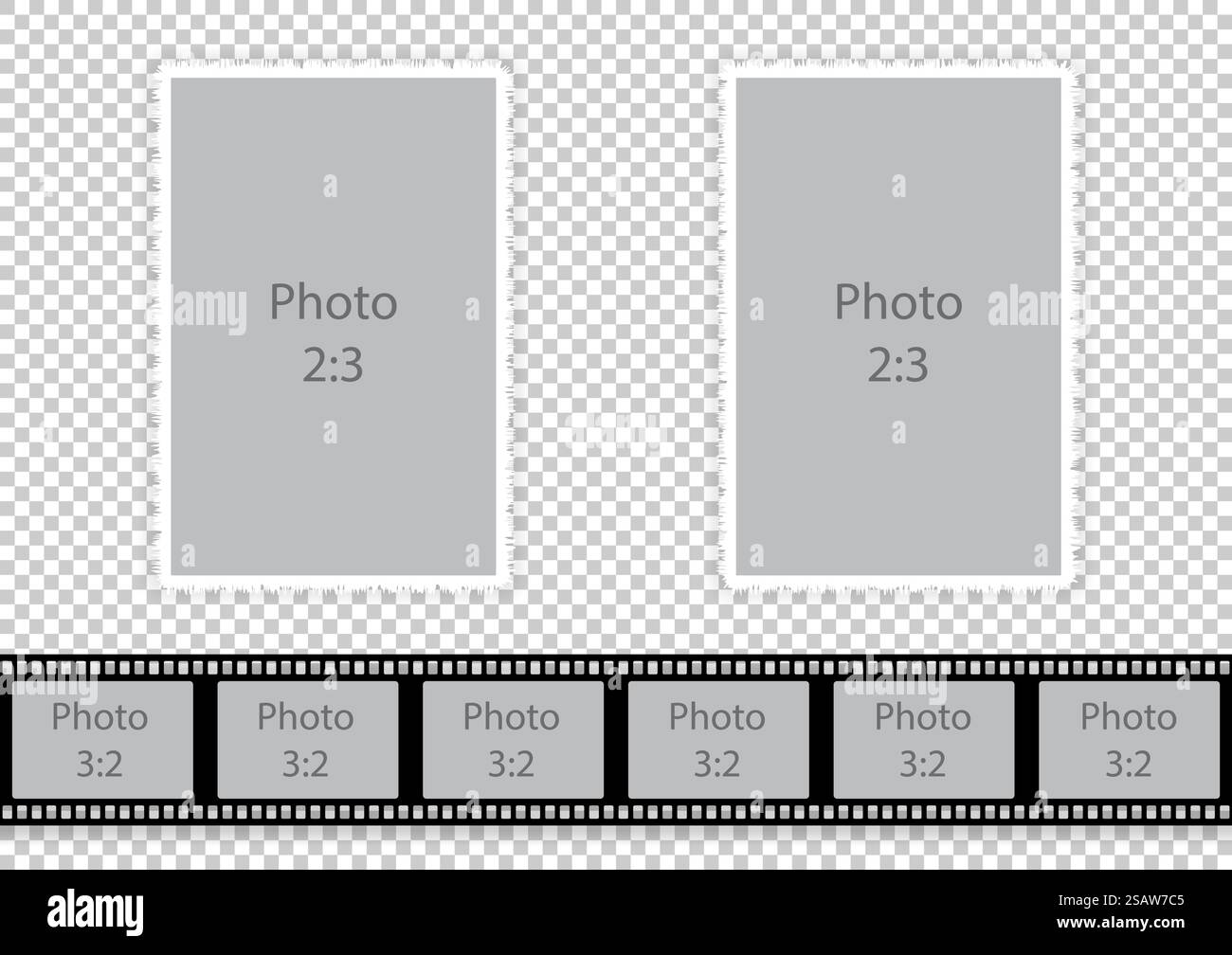 Wundervolle Rahmen Hochzeitsbilder für Freunde und Familie. Vektorabbildung... Wundervolle Rahmen Hochzeitsbilder für Freunde und Familie Stock Vektor