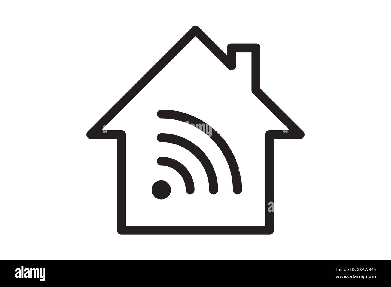 WLAN-Symbol Signalverbindung. Vektorschild für drahtlose Internettechnologie. Symbol für WLAN-Netzwerkkommunikation. Design der Funkantenne... WLAN-Symbol Signalverbindung. Vektorschild für drahtlose Internettechnologie. Symbol für WLAN-Netzwerkkommunikation. Stock Vektor