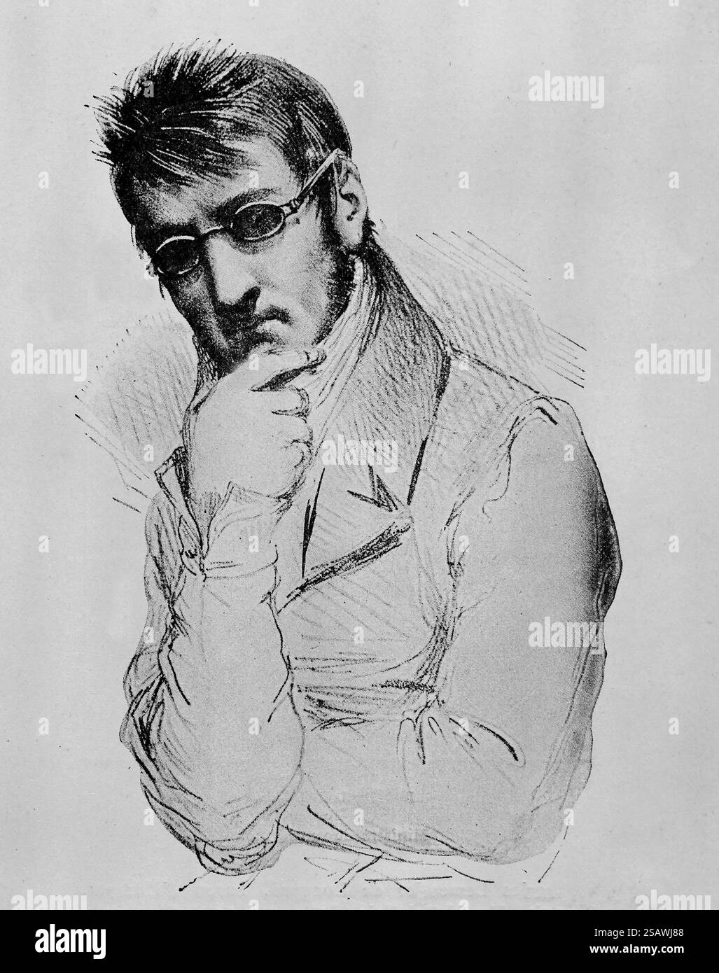 Martial de Guernon-Ranville (1787-1866). Französischer Richter und Politiker. Minister für öffentliche Bildung und religiöse Angelegenheiten im Ministerium von Jules Stockfoto