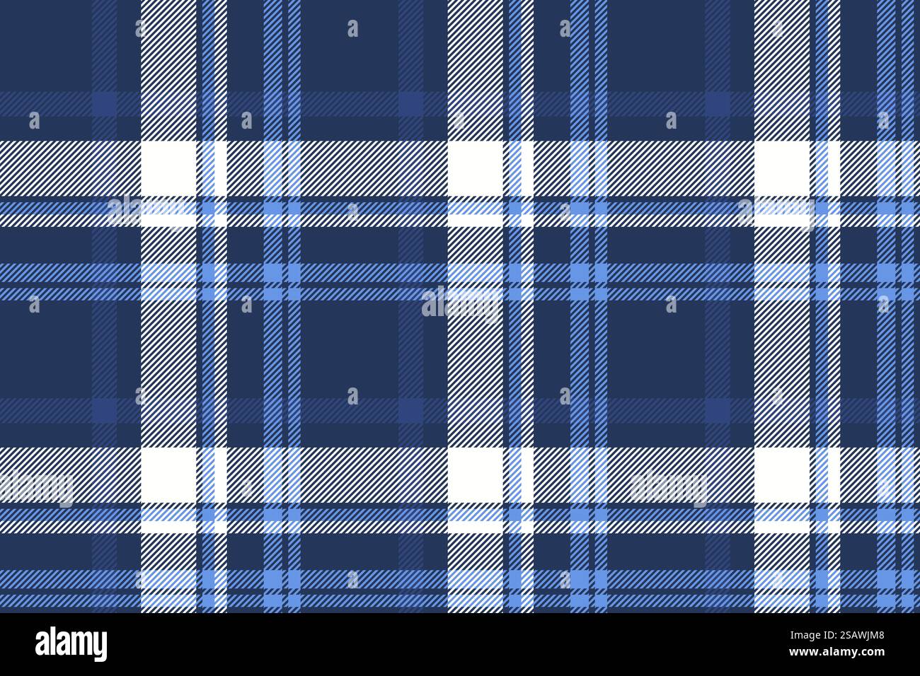 Karierter Hintergrund, nahtloses Muster in Blau. Vektorgewebe Textur für Textildruck, Geschenkpapier, Geschenkkarte, Tapete flaches Design.. Karierter Hintergrund, nahtloses Muster in Blau. Vektortextur für Textildruck, Geschenkpapier, Geschenkkarte oder Tapete. Stock Vektor