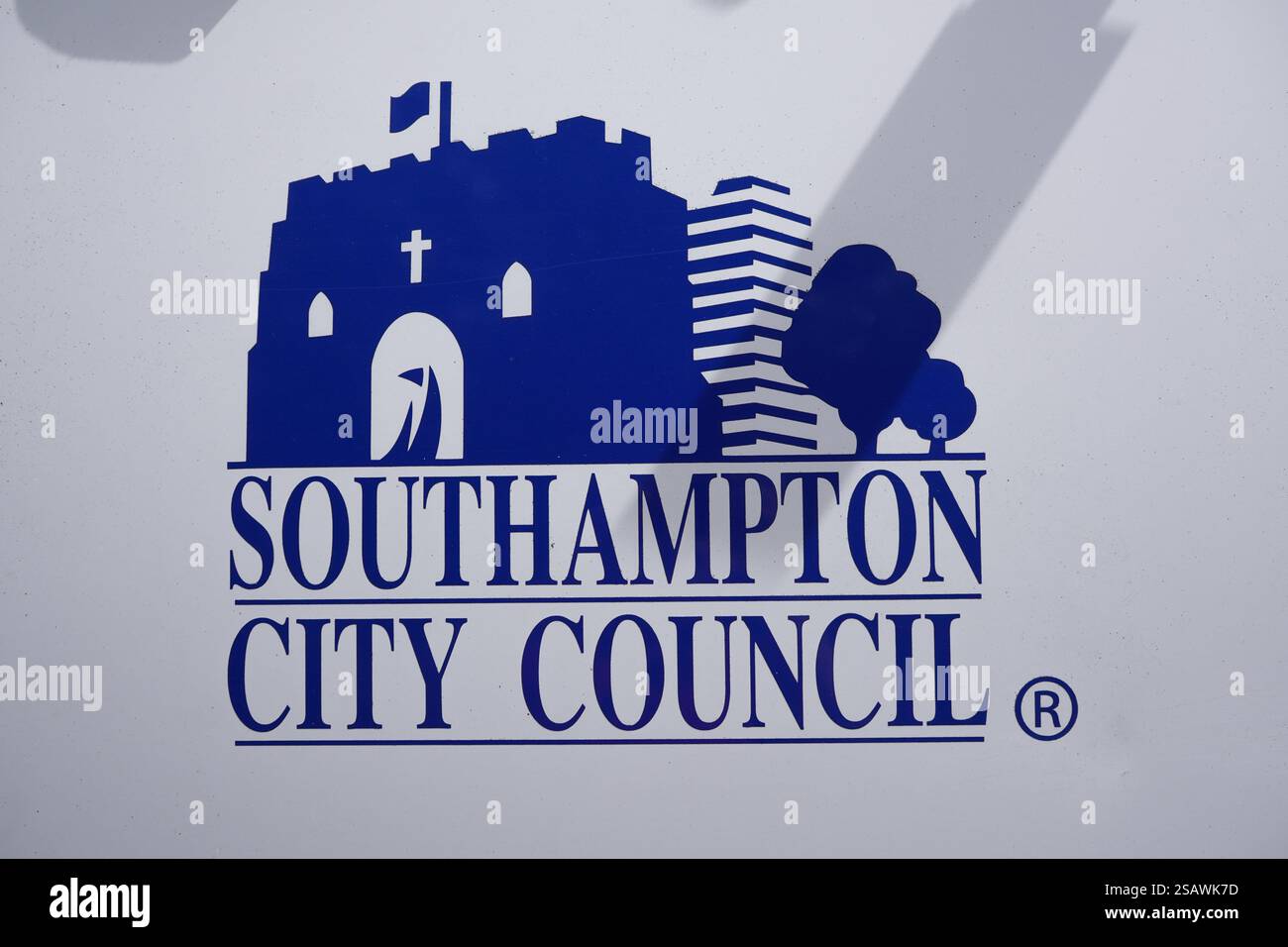 Southampton England 19. Juni 2024 – Logo des Stadtrates von Southampton in Großbritannien. gemeinderäte Stockfoto