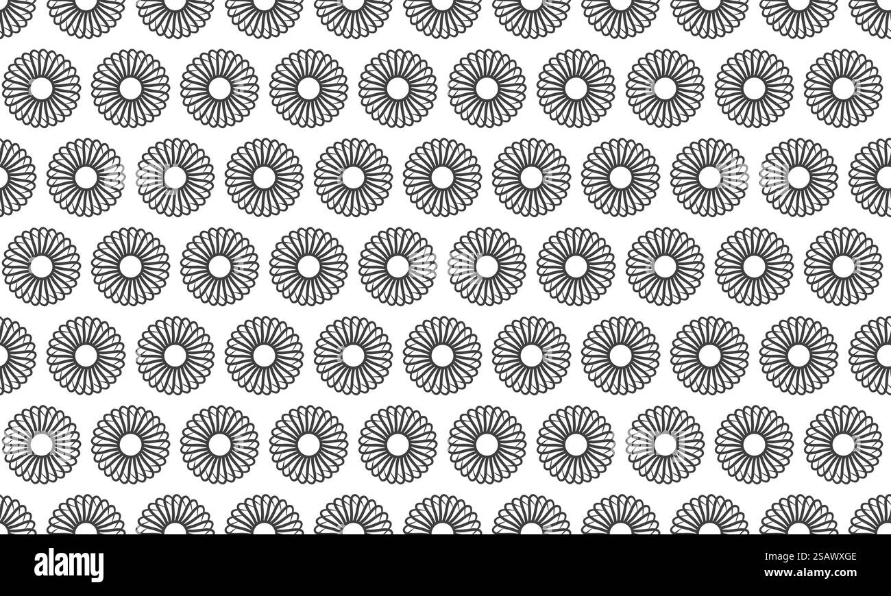 Nahtloses geometrisches Muster. Abstrakter technischer Hintergrund. Einfaches Vektor-Ornament für Web Hintergrund, Stoff, Papierdruck.. Nahtloses geometrisches Muster. Abstrakter technischer Hintergrund. Einfaches Vektor-Ornament für Web-Hintergrund oder Stoff, Papierdruck. Stock Vektor