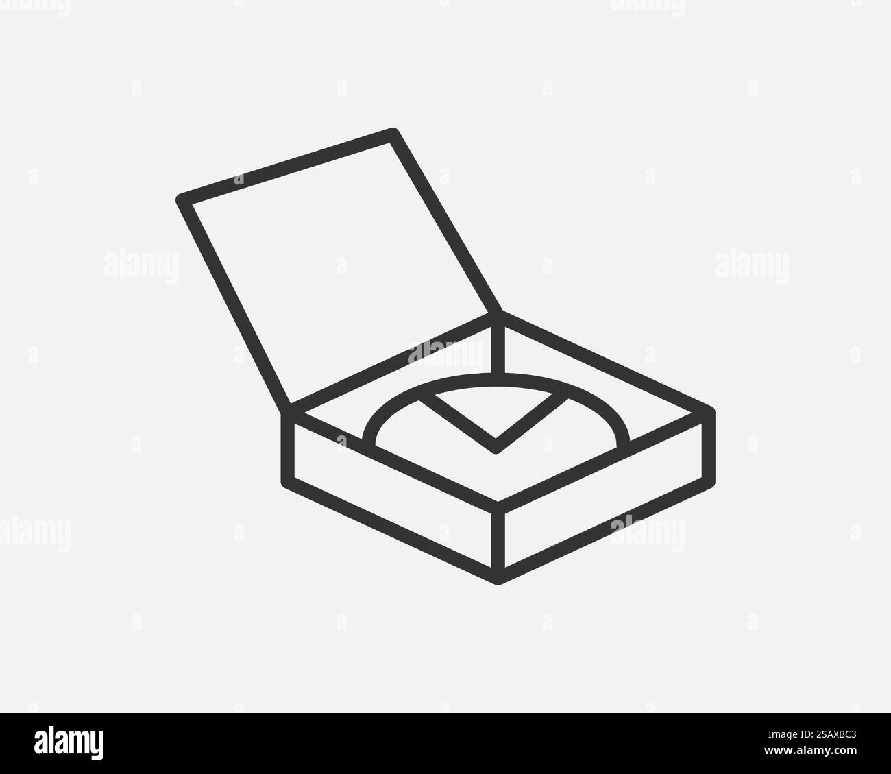 Vektorsymbol für Lieferverpackung. Symbole für Frachtkarton. Kartonverpackung geometrische Formen der Zeichenlinie. Vektorsymbol für Lieferverpackung. Symbole für Frachtkarton. Kartonverpackungsschild von geometrischen Linienformen. Stock Vektor