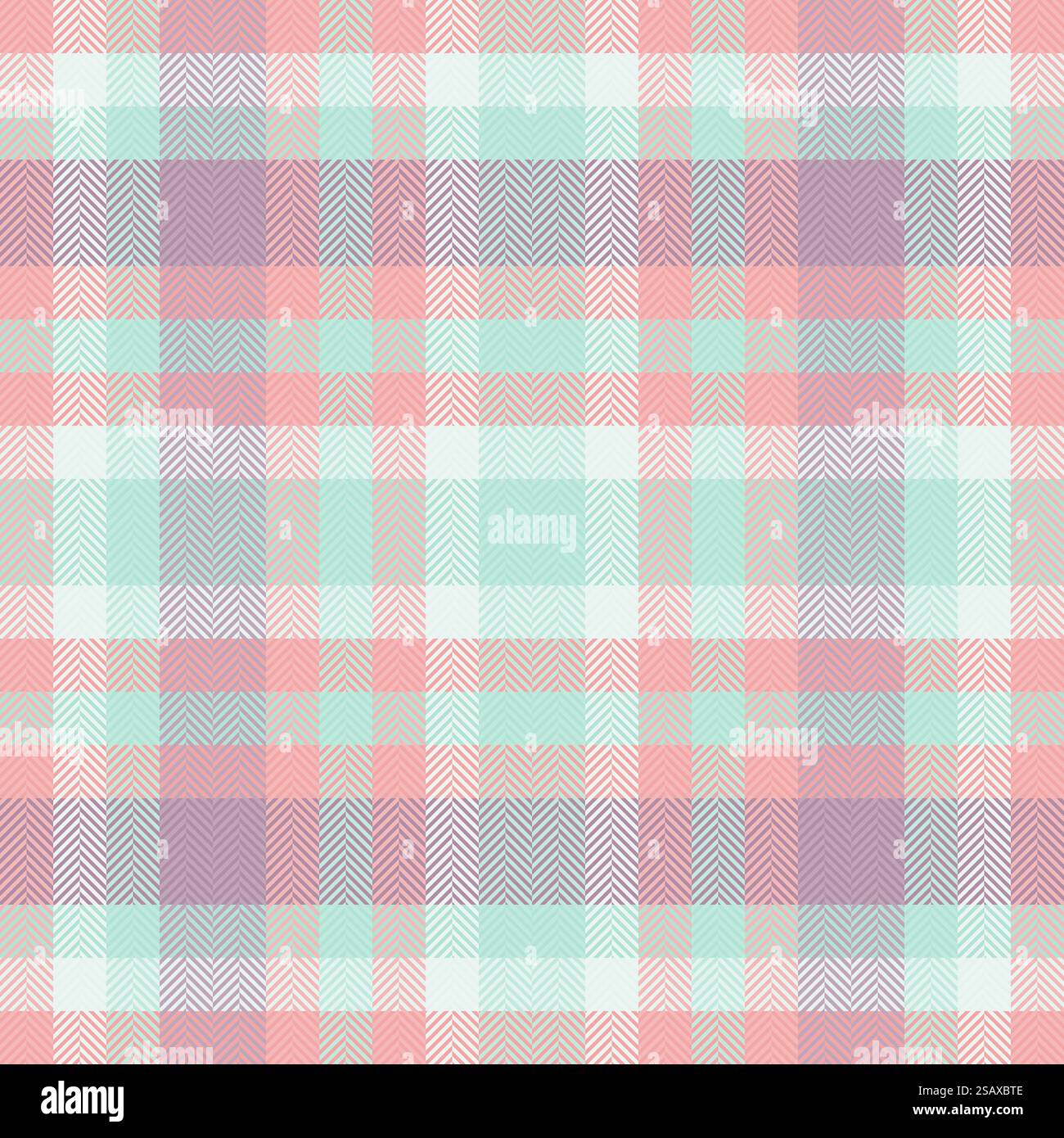 Möbelstoff Schottenkaro, Werbung nahtlose Vektorüberprüfung. Gestreifte Hintergrundstruktur Textilmuster in heller und weißer Farbe. Möbelstoff Schottenkaro, Werbung nahtlose Vektorüberprüfung. Textilmuster mit Streifenmuster im Hintergrund in hellen und weißen Farben. Stock Vektor