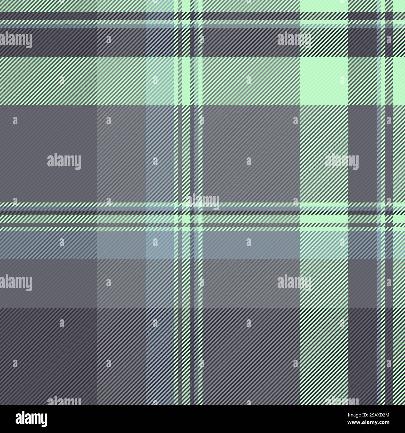 Nahtloser Texturhintergrund des Textil-Check-Vektors mit einem Muster karierten Schottenstoff in Grau- und Pastellfarben. Stock Vektor