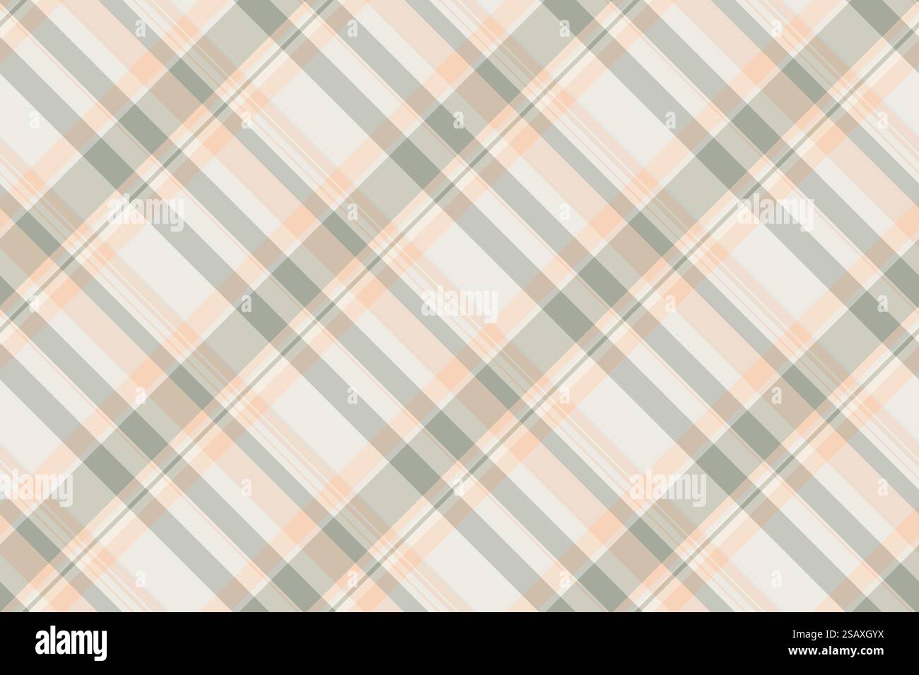 Komplexität Textur Hintergrund Vektor, Tischdecke Muster nahtloses Gewebe. Karierter Textil-Schottenkaro aus den 1950er Jahren in hellen und weißen Farbtönen. Stock Vektor