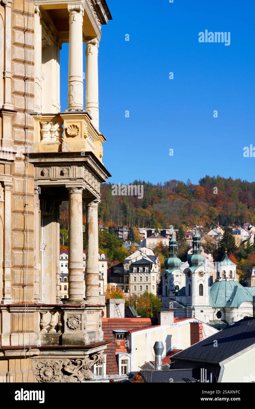 Haus Metropol, Karlsbad, Tschechische Republik Stockfoto