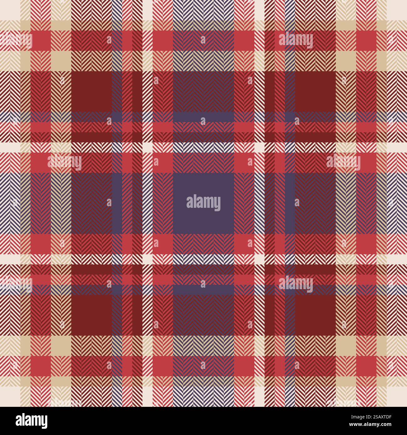 Karomuster in Orange und Rot. Nahtlose Materialstruktur. Textildruck mit Schottenmuster... Karomuster in Orange und Rot. Nahtlose Materialstruktur. Textildruck mit Schottenmuster. Stock Vektor