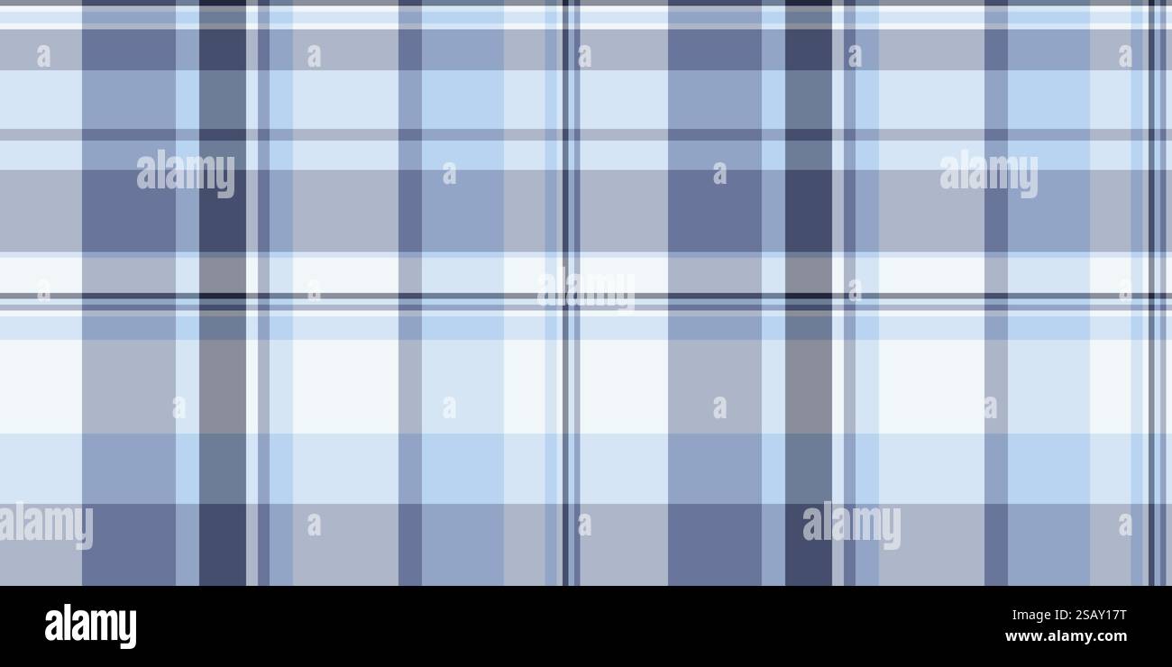 Schmale Struktur-Karomuster, anderer Schottenkarierter Vektor. Collage nahtloses Textilgewebe im Hintergrund in Pastellfarben und hellen Farben. Stock Vektor